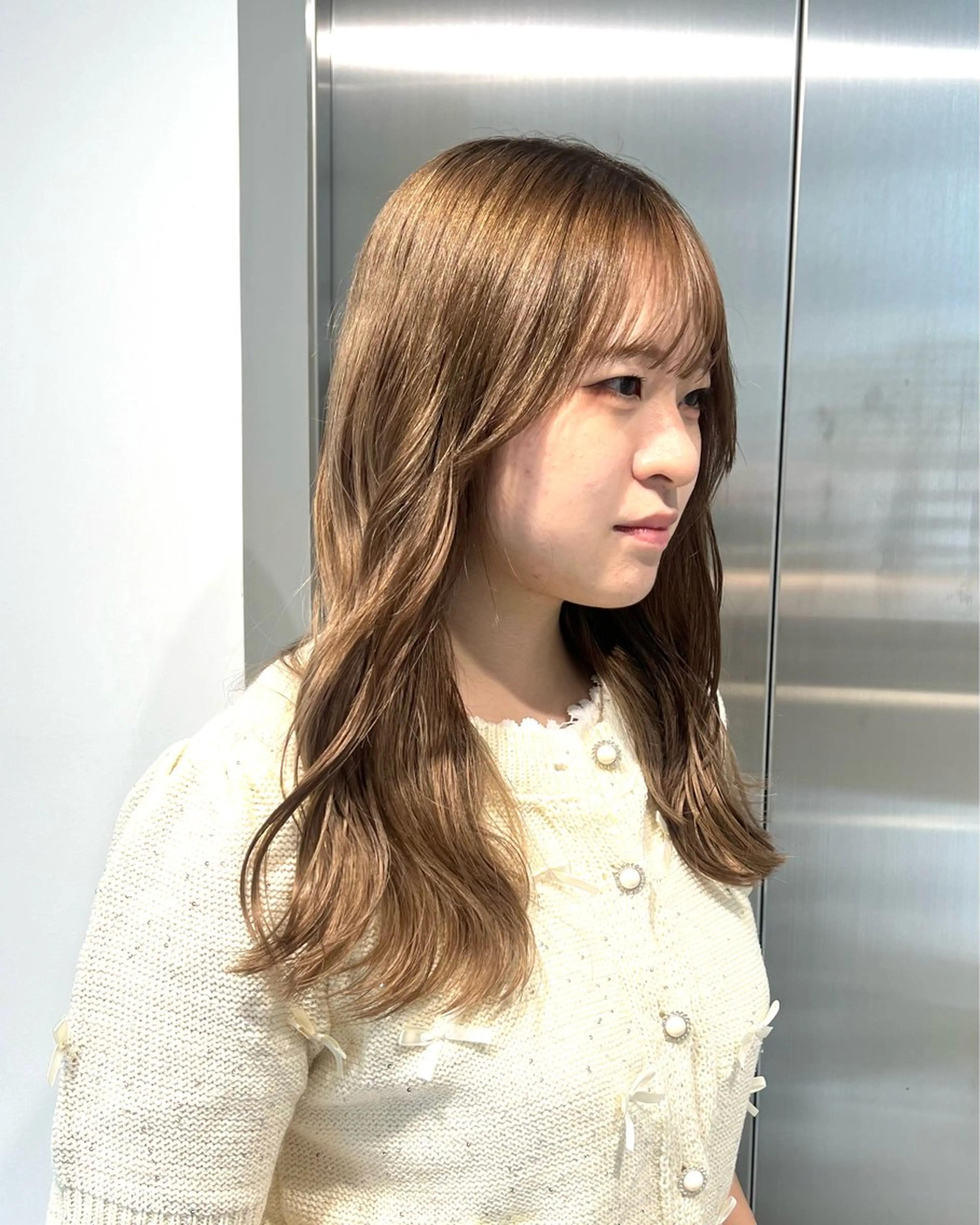 ロング カラー カット ヘアカラー トリートメント 赤みゼロ/透明感 カラー🌿KANTAのヘアスタイル