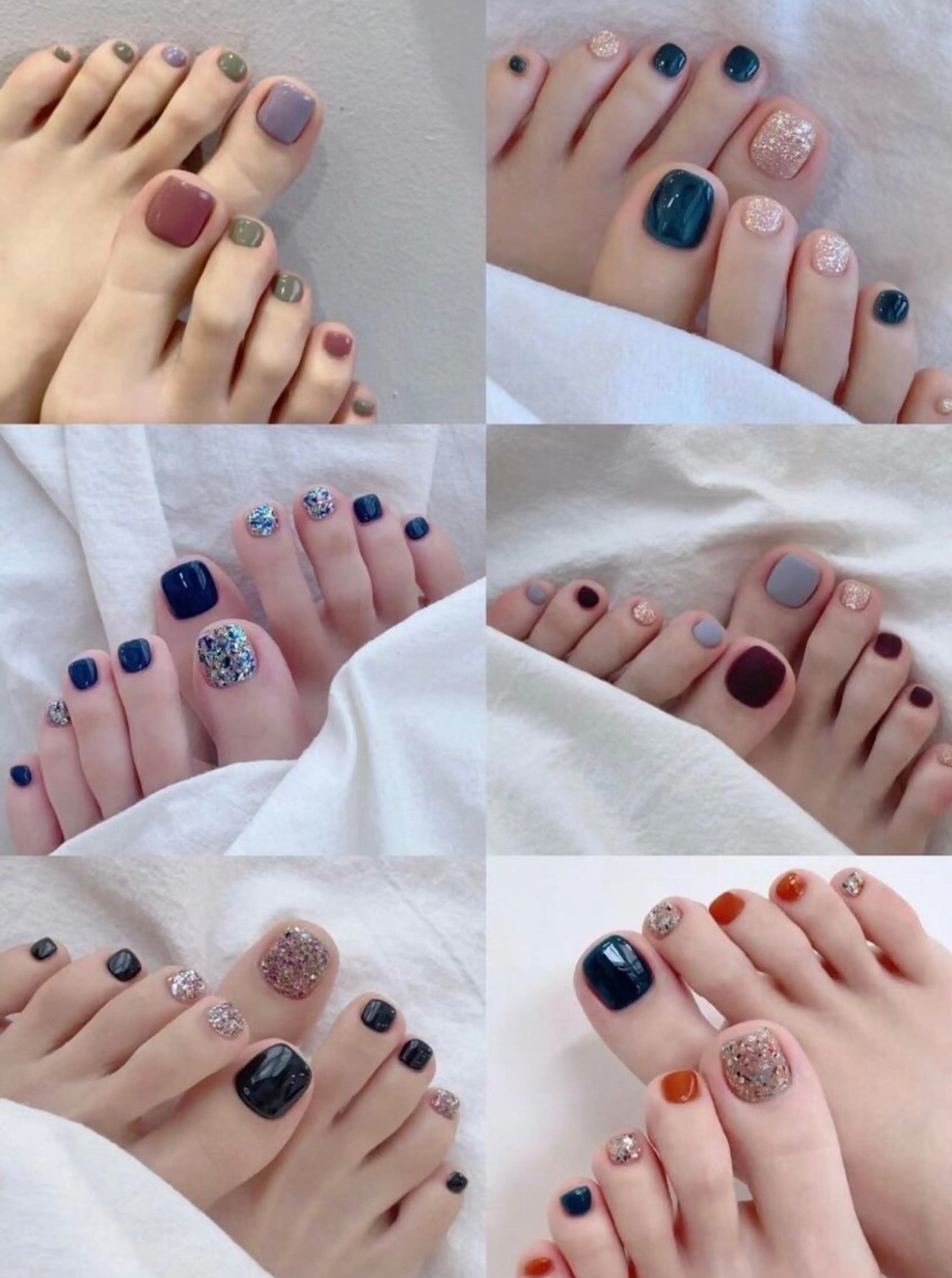 ネイル フットネイル ジェルネイル ハート 韓国ネイル 持ち込み フットネイル 大門浜松町 ネイルのネイルデザイン