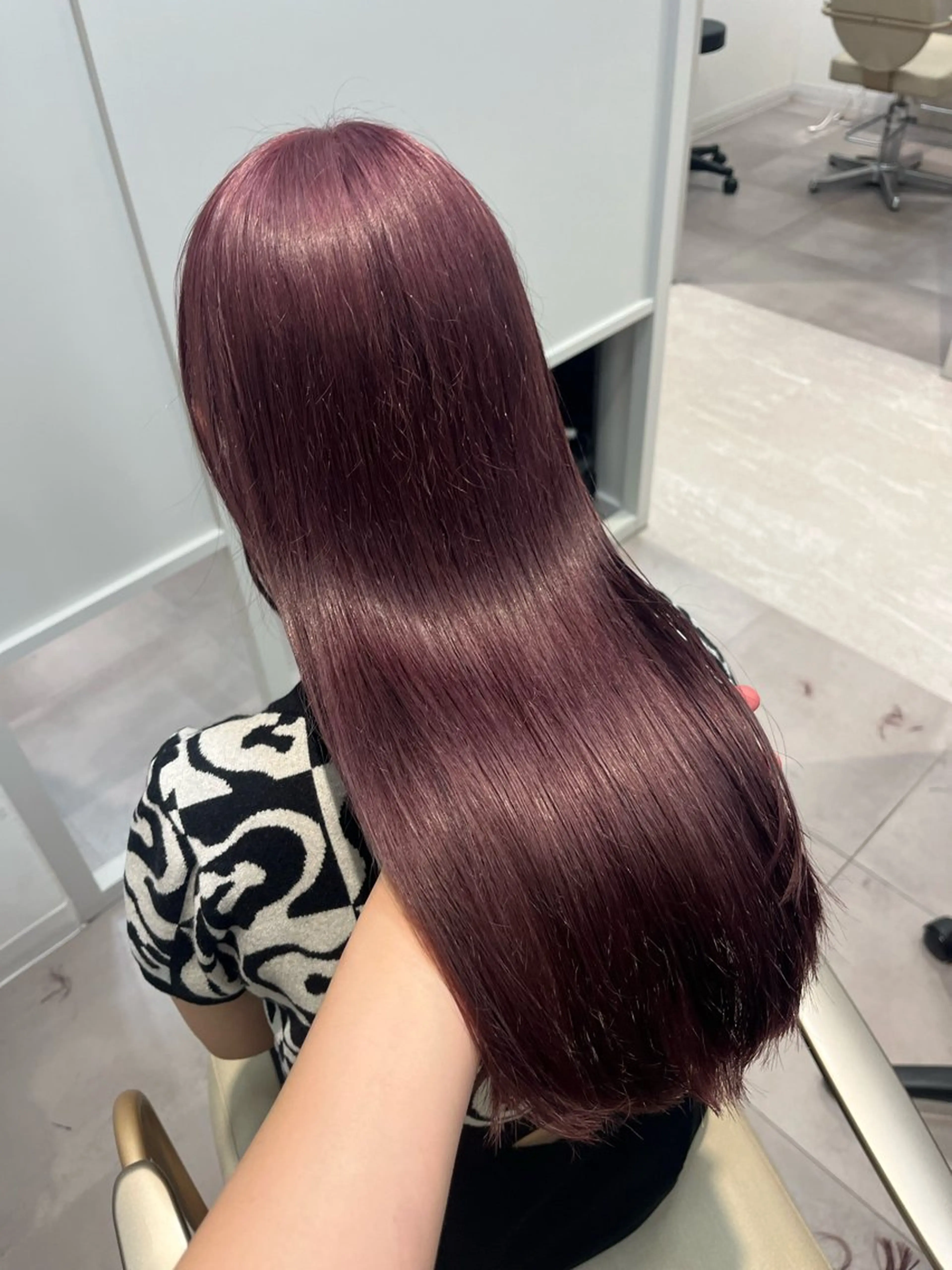 ロング カラー みう/仙台/暖色/ 艶髪/顔周りカット/のヘアスタイル