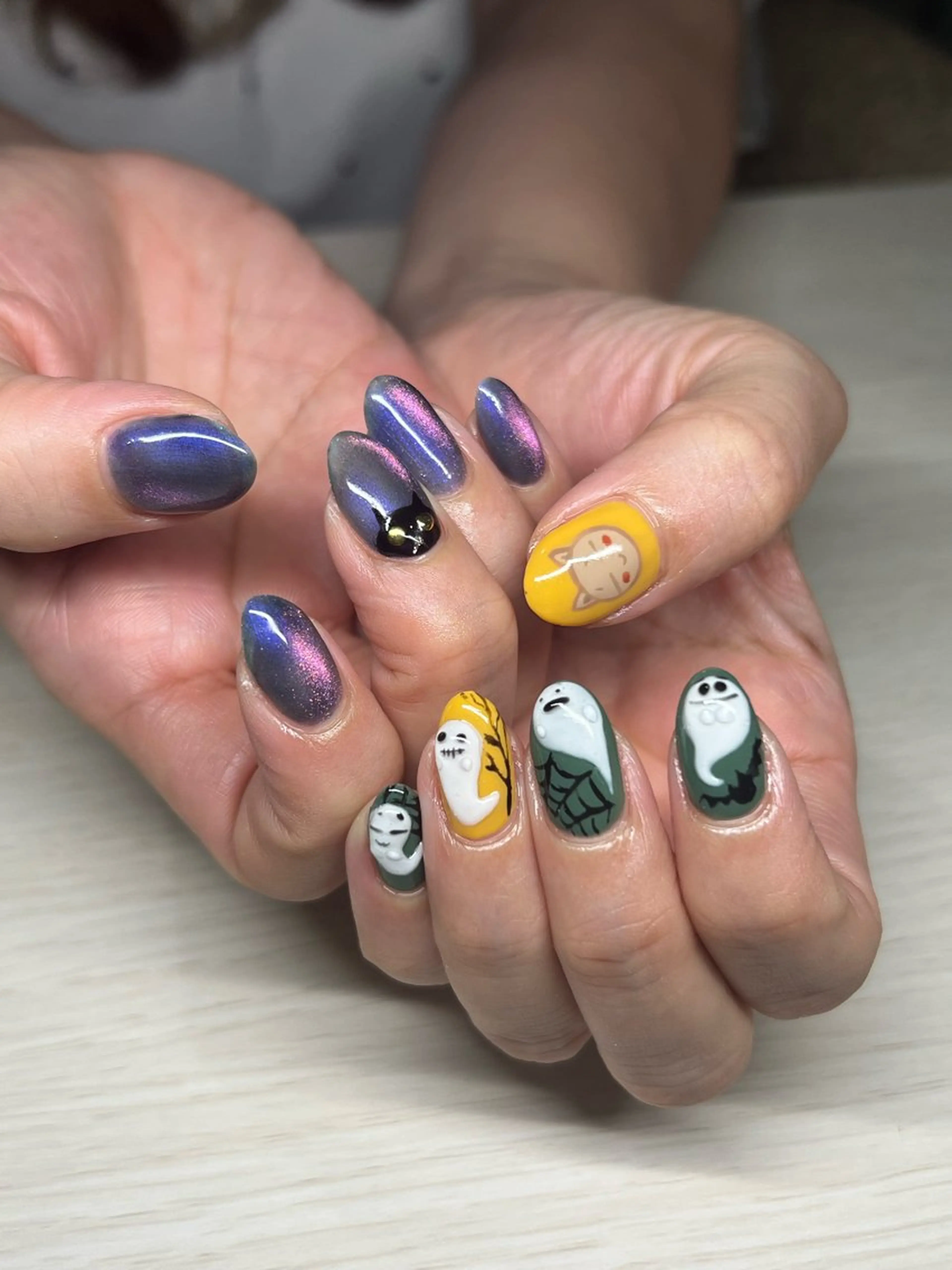 ネイル ハロウィン ハンドネイル ハンドケア 板垣 愛理/airiのネイルデザイン