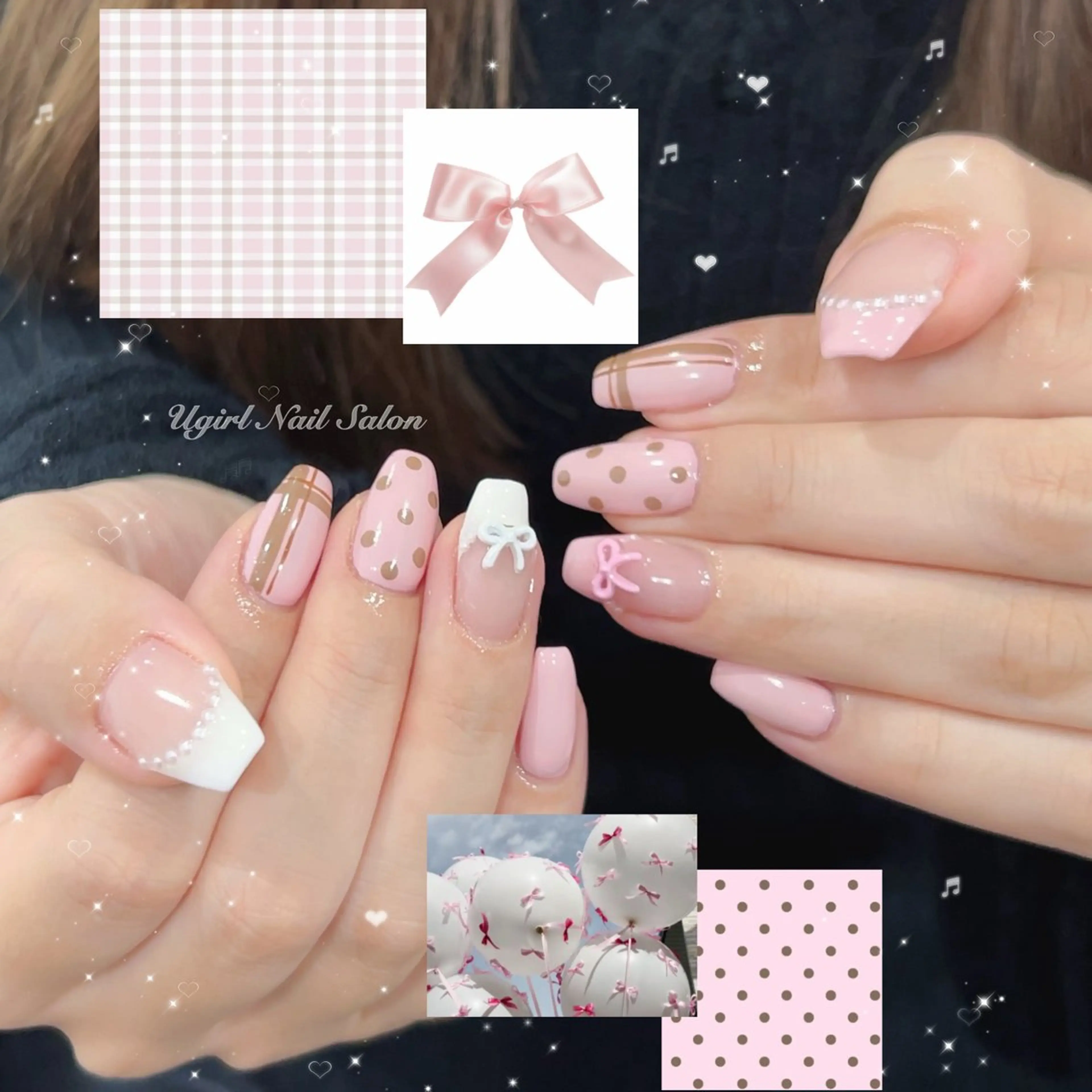 ネイル ハンドネイル 🪄mimi🎀 Midori🪽のネイルデザイン