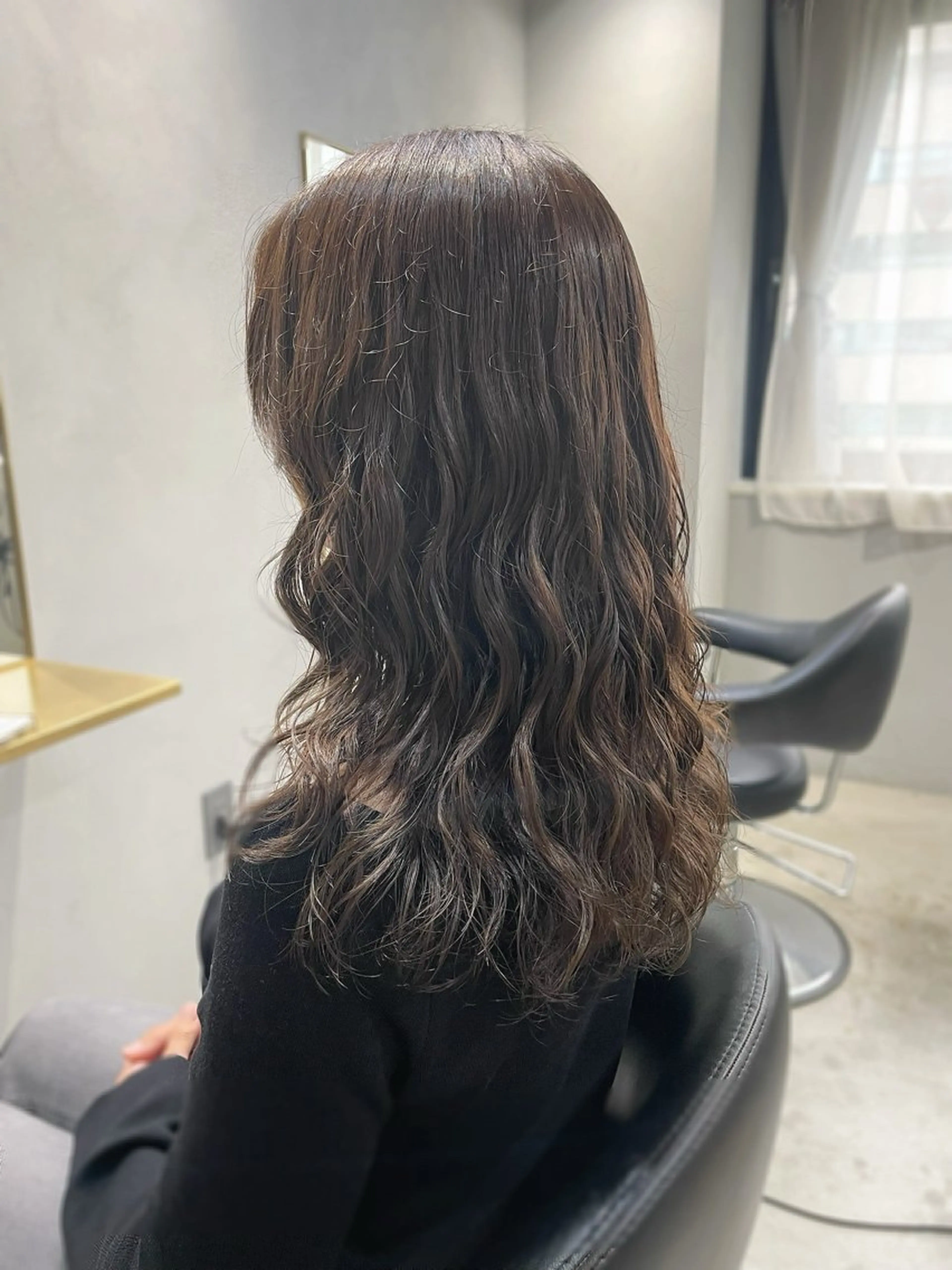 セミロング パーマ セミロングパーマ 【表参道】Ruri デジタルパーマのヘアスタイル