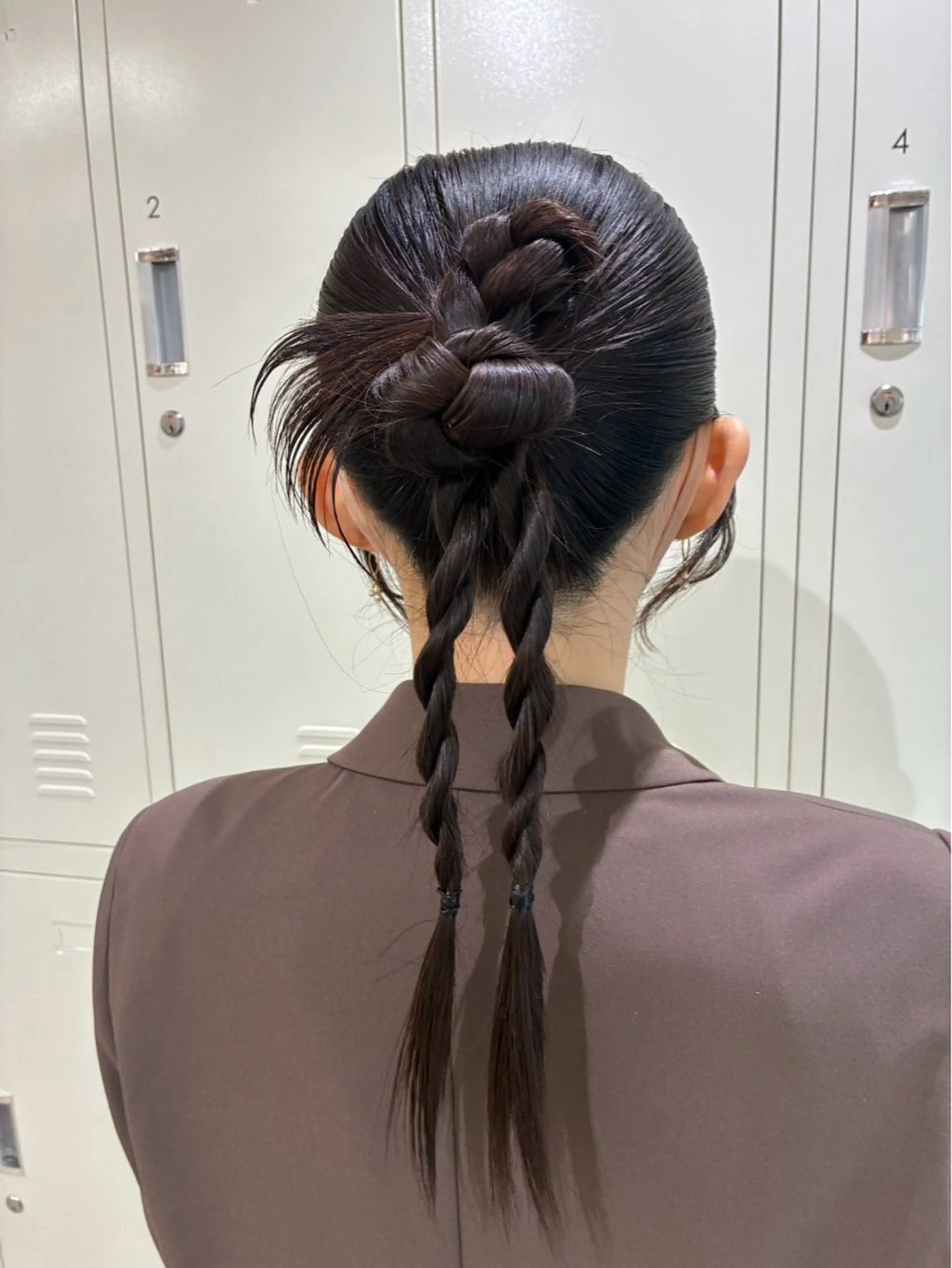 ロング ヘアアレンジ いなだ さくらのヘアスタイル