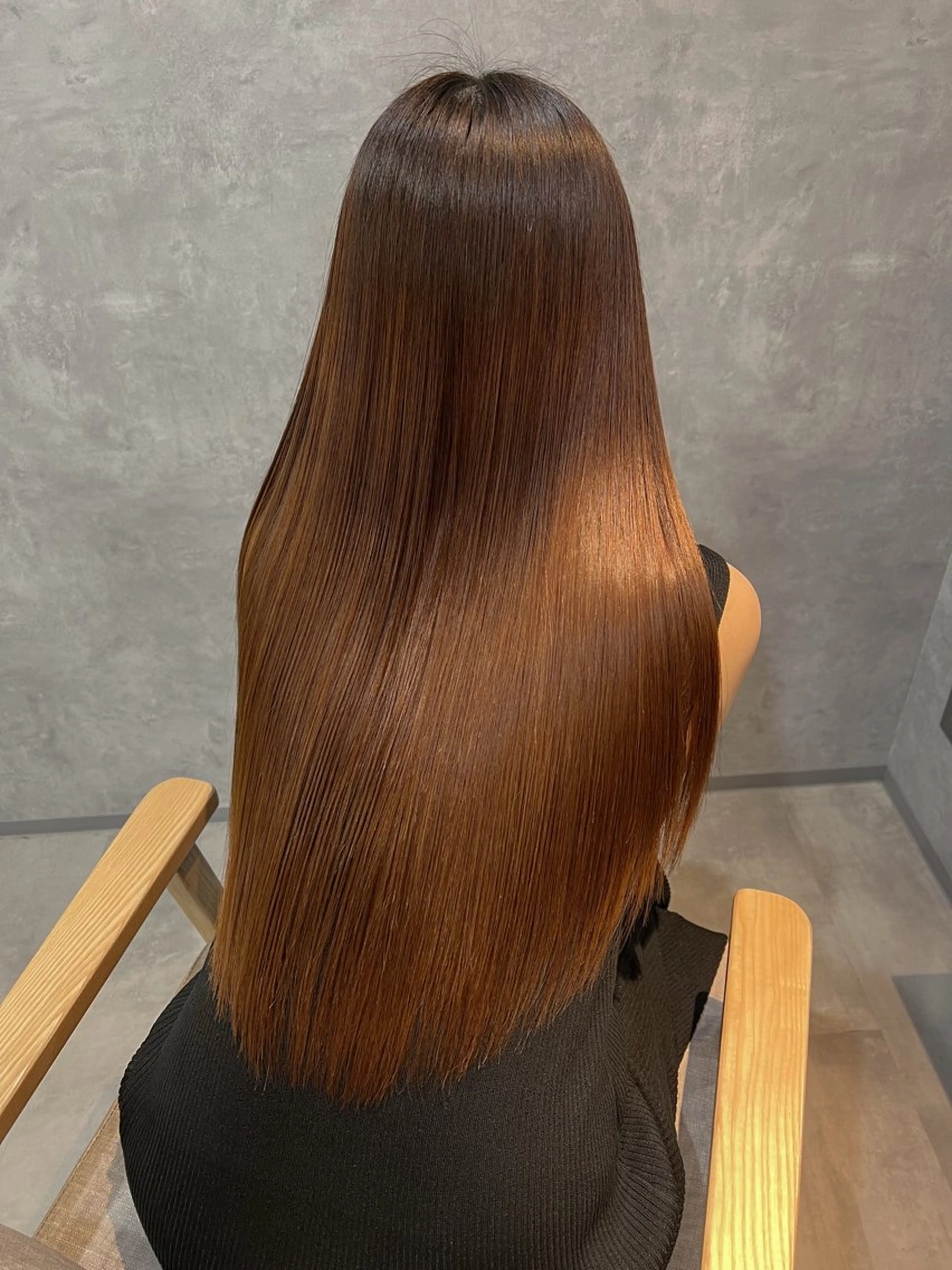 ロング 髪質改善 縮毛矯正 トリートメント 酸熱トリートメント 中村 ひなたのヘアスタイル