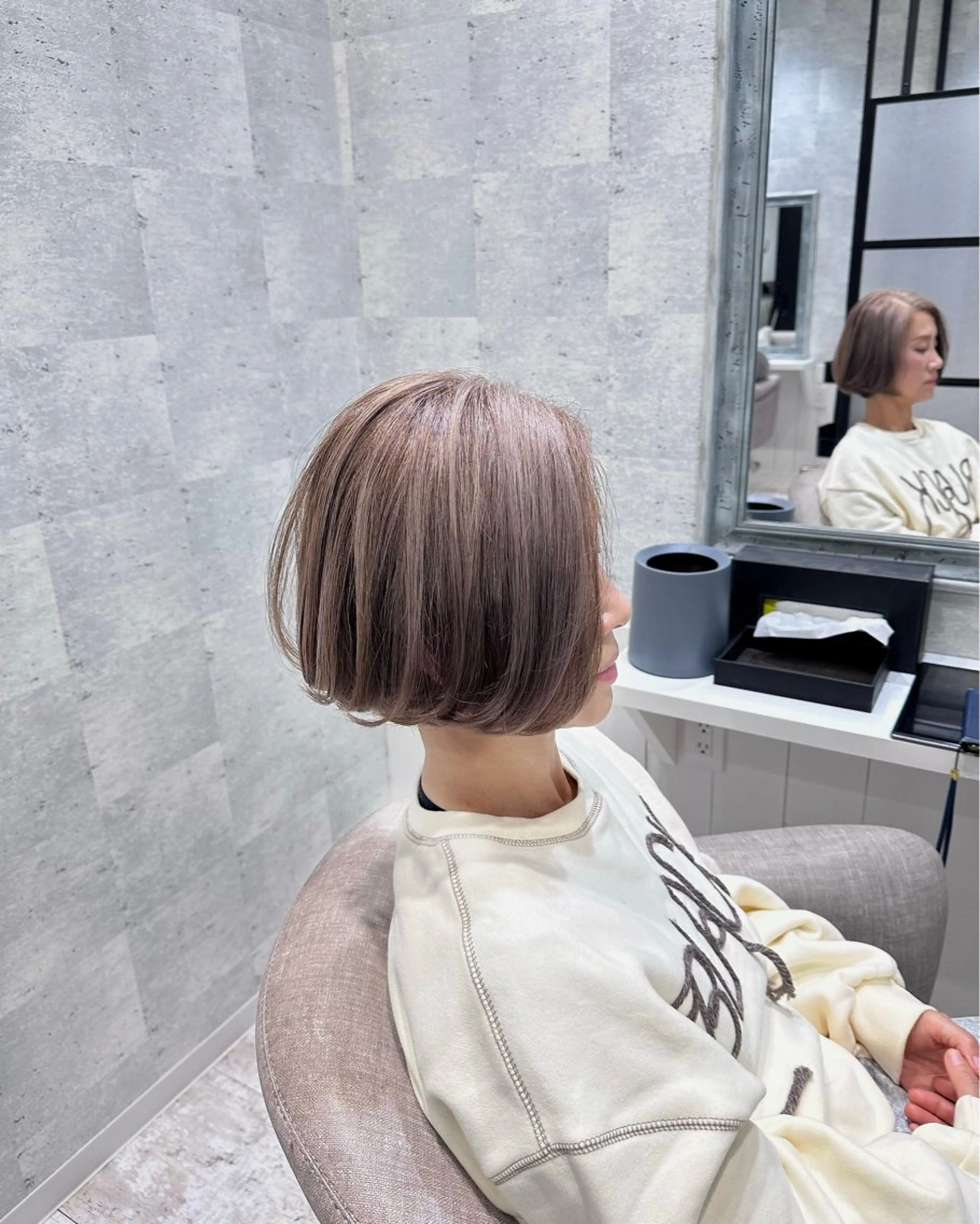 ショート カラー カット ヘアカラー トリートメント 西山 将太のヘアスタイル