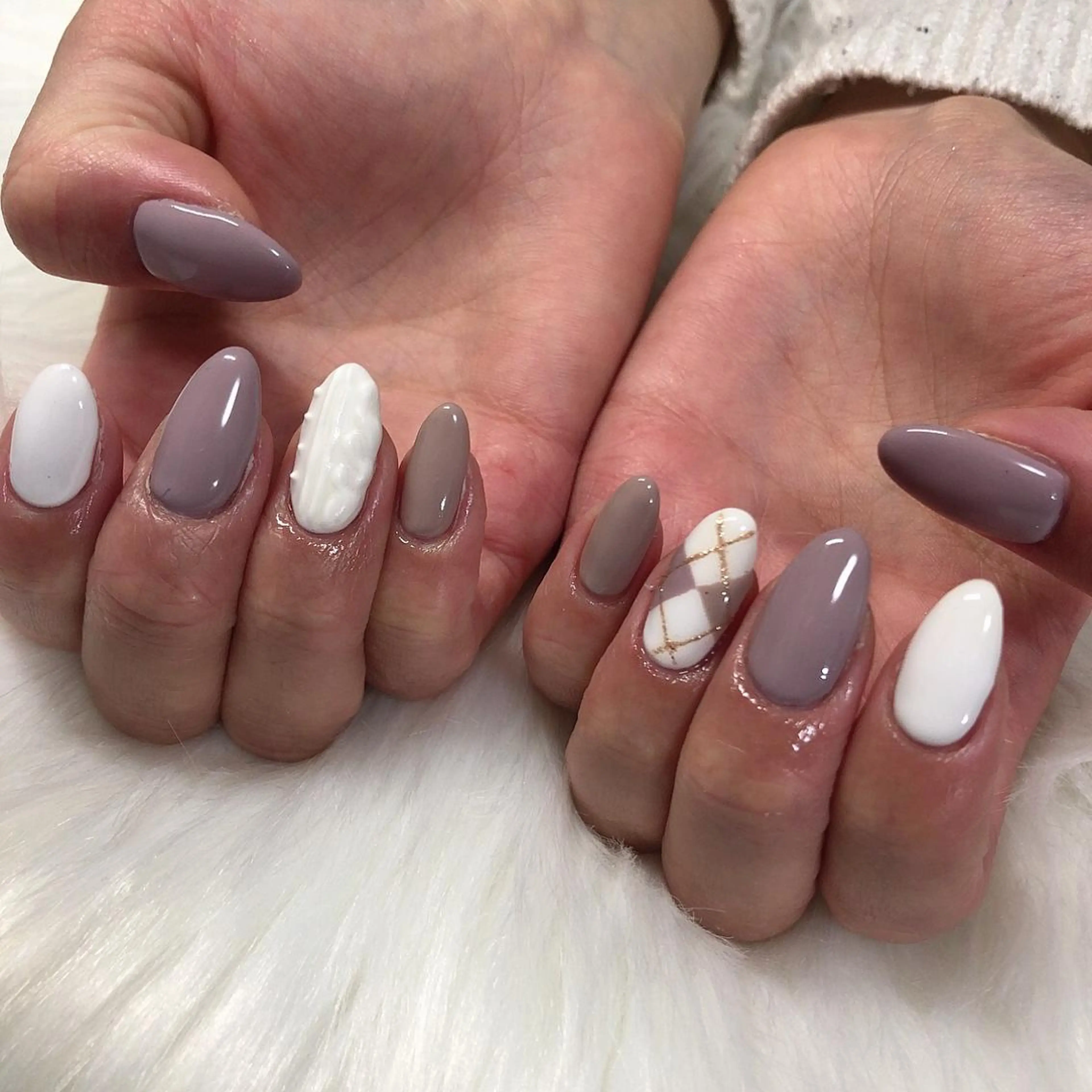 ネイル ハンドネイル 西岡 杏のネイルデザイン