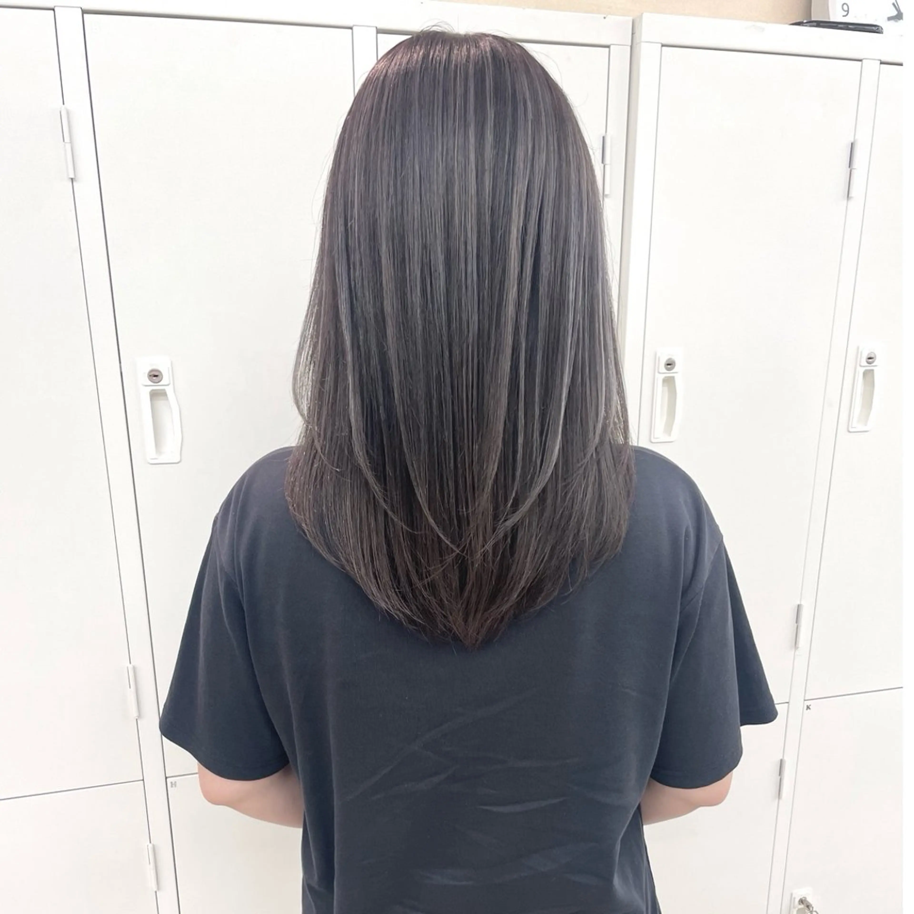 セミロング カラー カット ヘアカラー トリートメント 奥山義進/大宮 /ダブルカラーのヘアスタイル