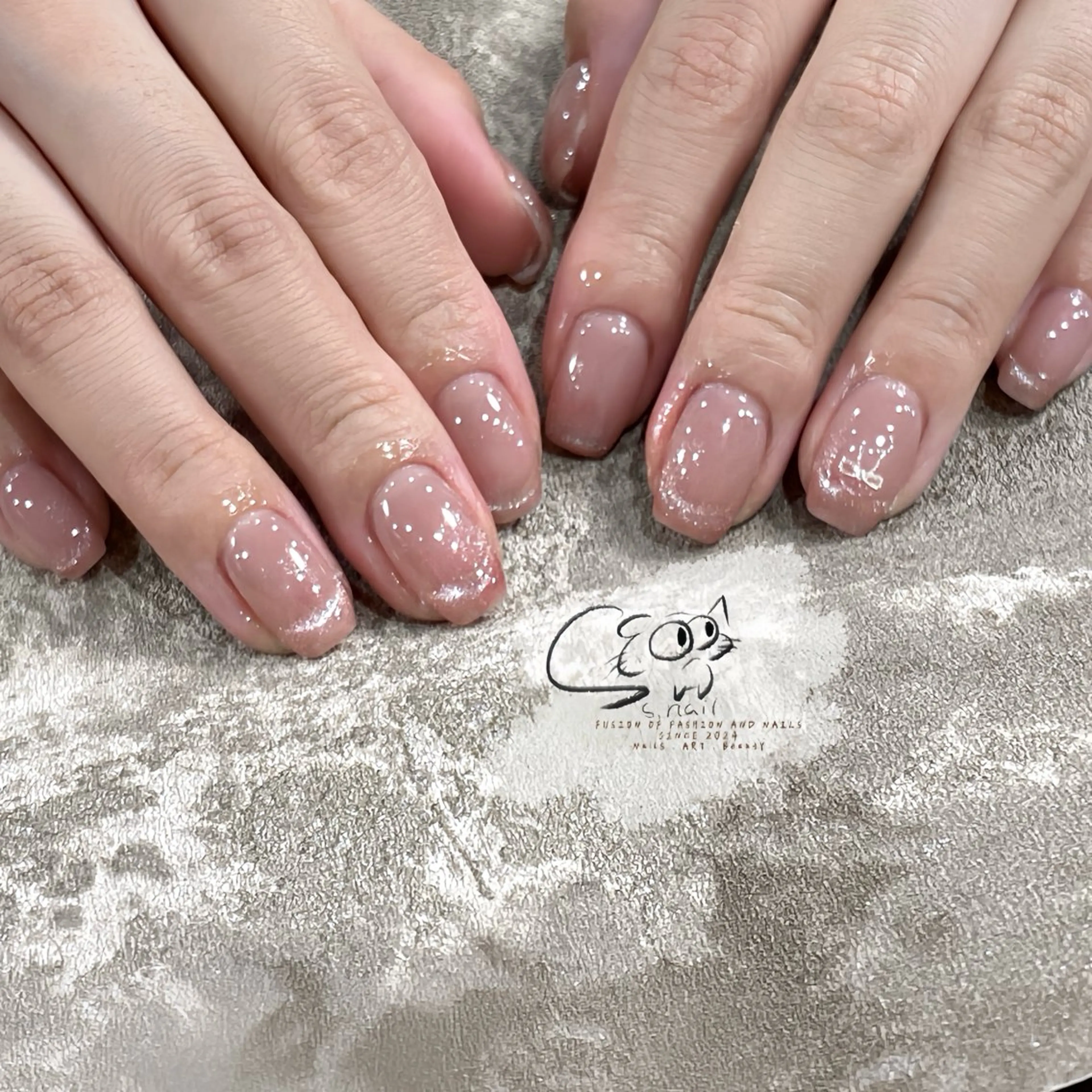 ネイル チークネイル フレンチネイル グラデーション マグネットネイル ワンカラーネイル S.nail _のネイルデザイン