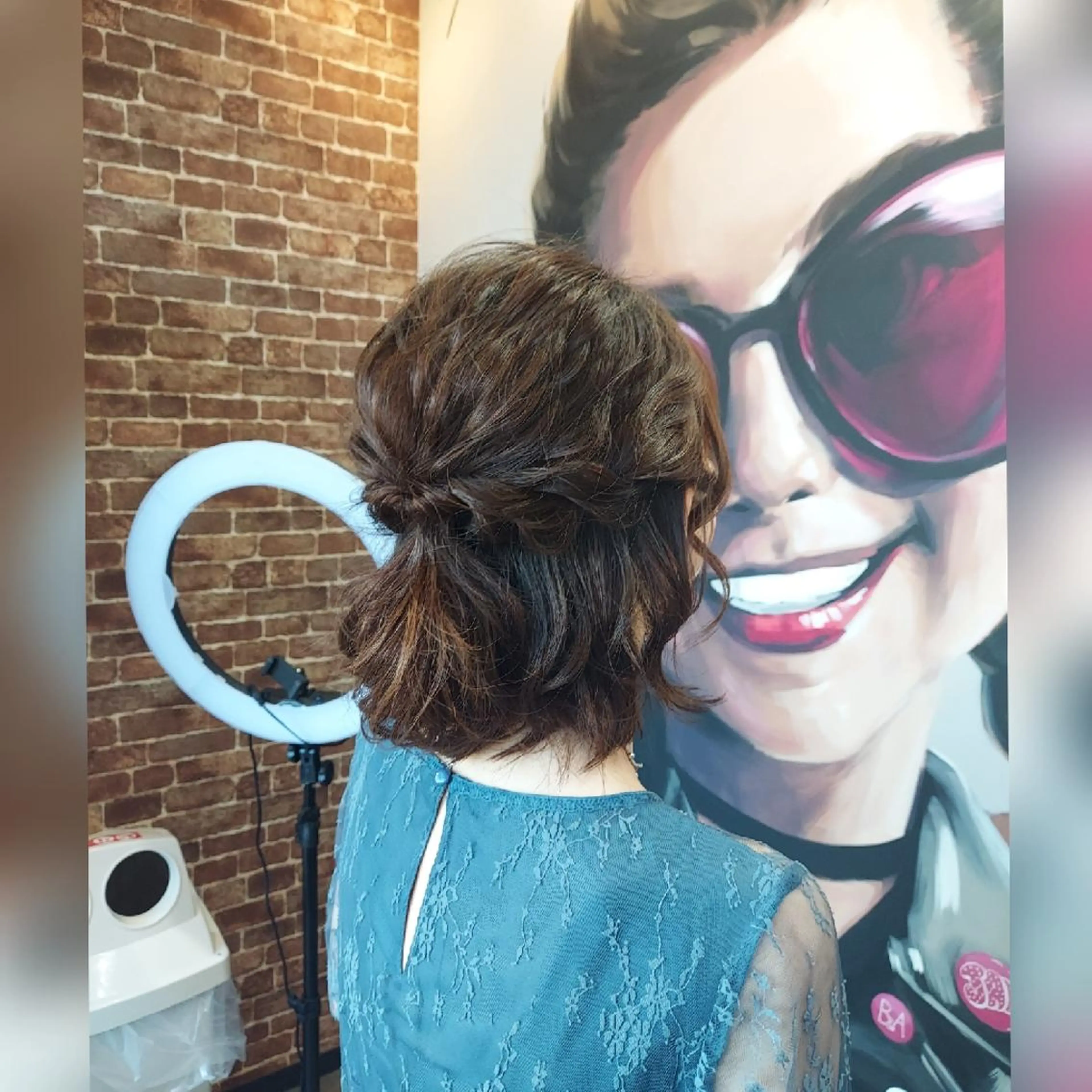 ショート ヘアアレンジ あかね☆ヘアアレンジ /ボブ/縮毛矯正のヘアスタイル