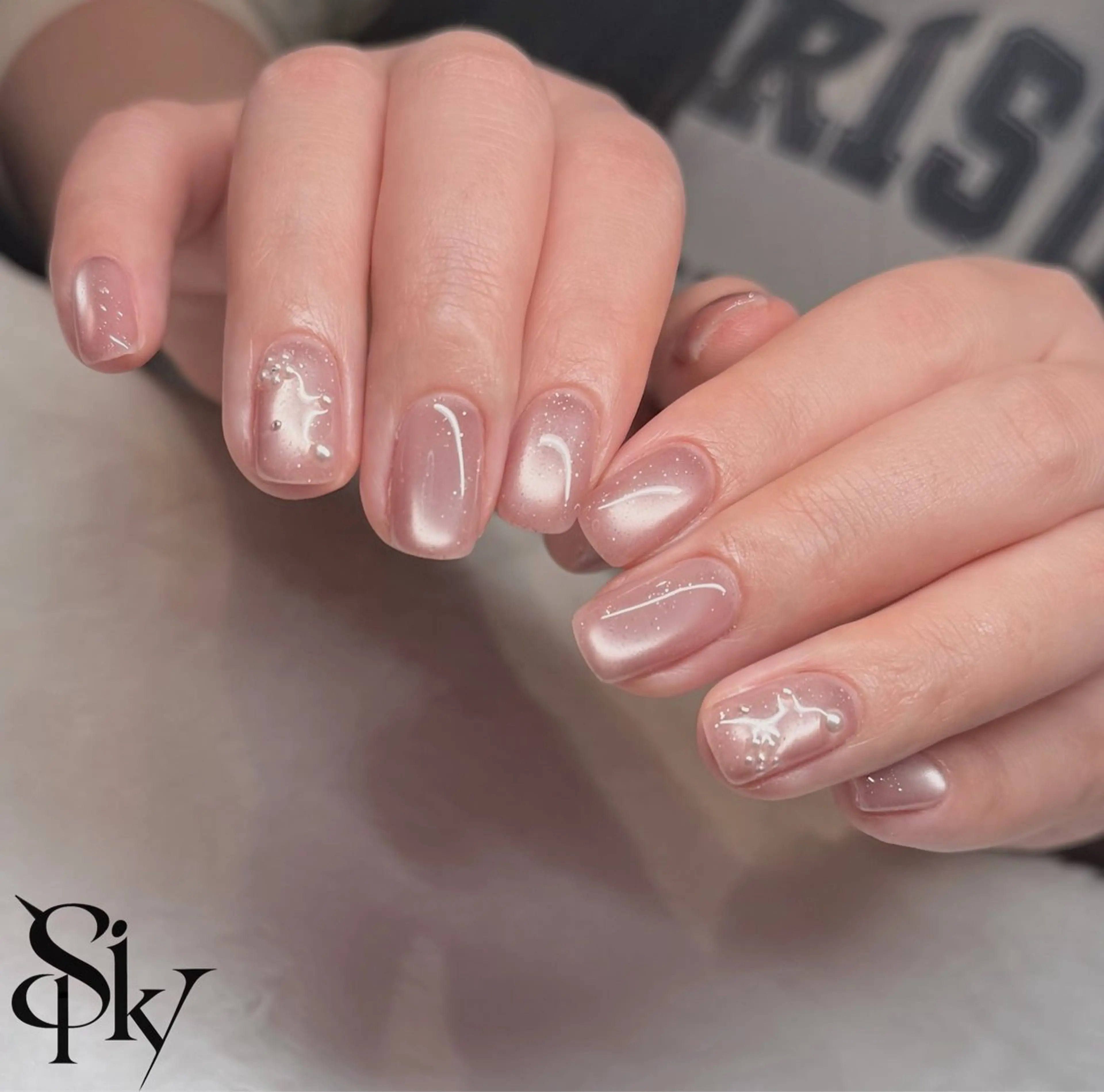 ネイル ハンドネイル Spiky とうげ ふうかのネイルデザイン