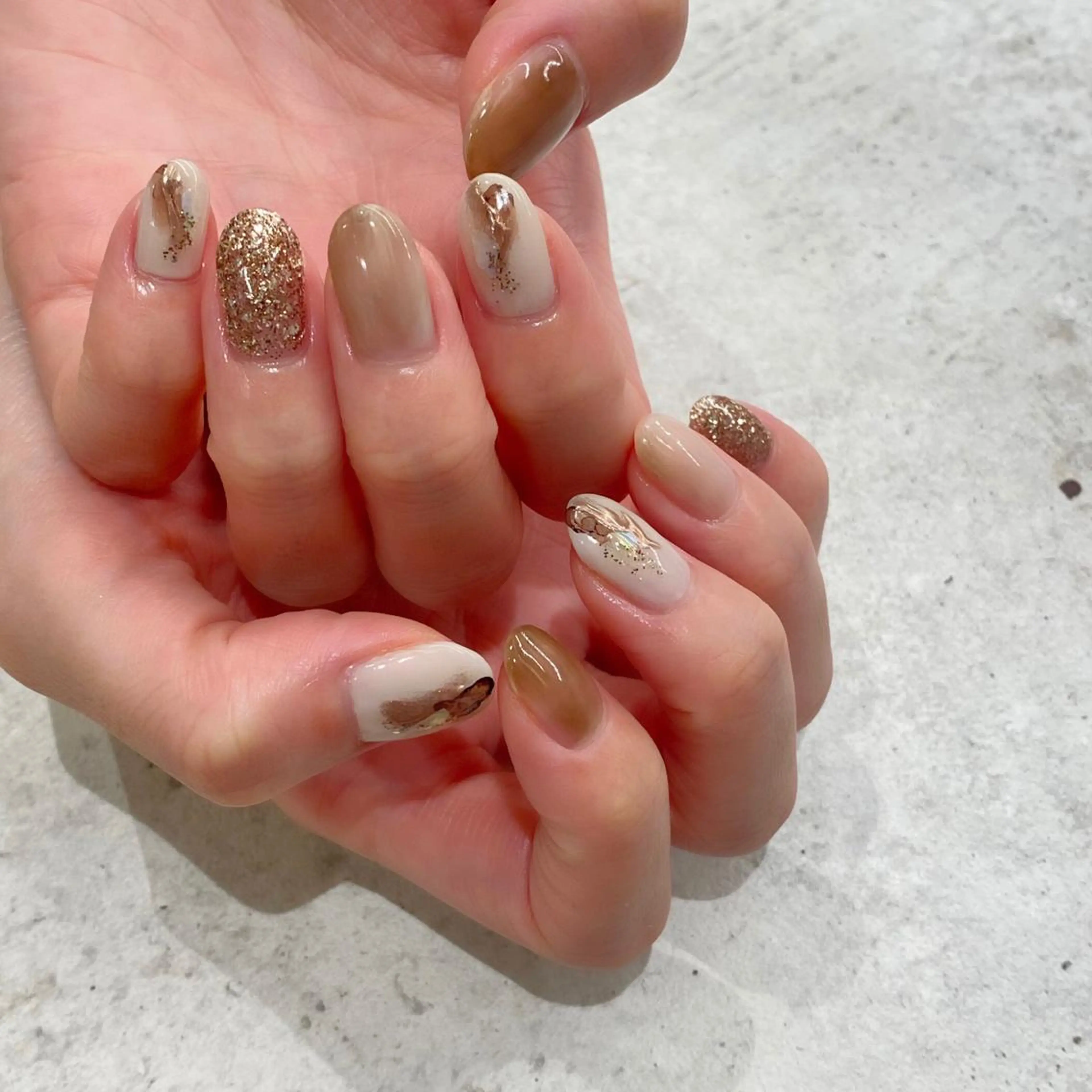 ネイル ハンドネイル Yuriko Omi パラジェル/渋谷のネイルデザイン