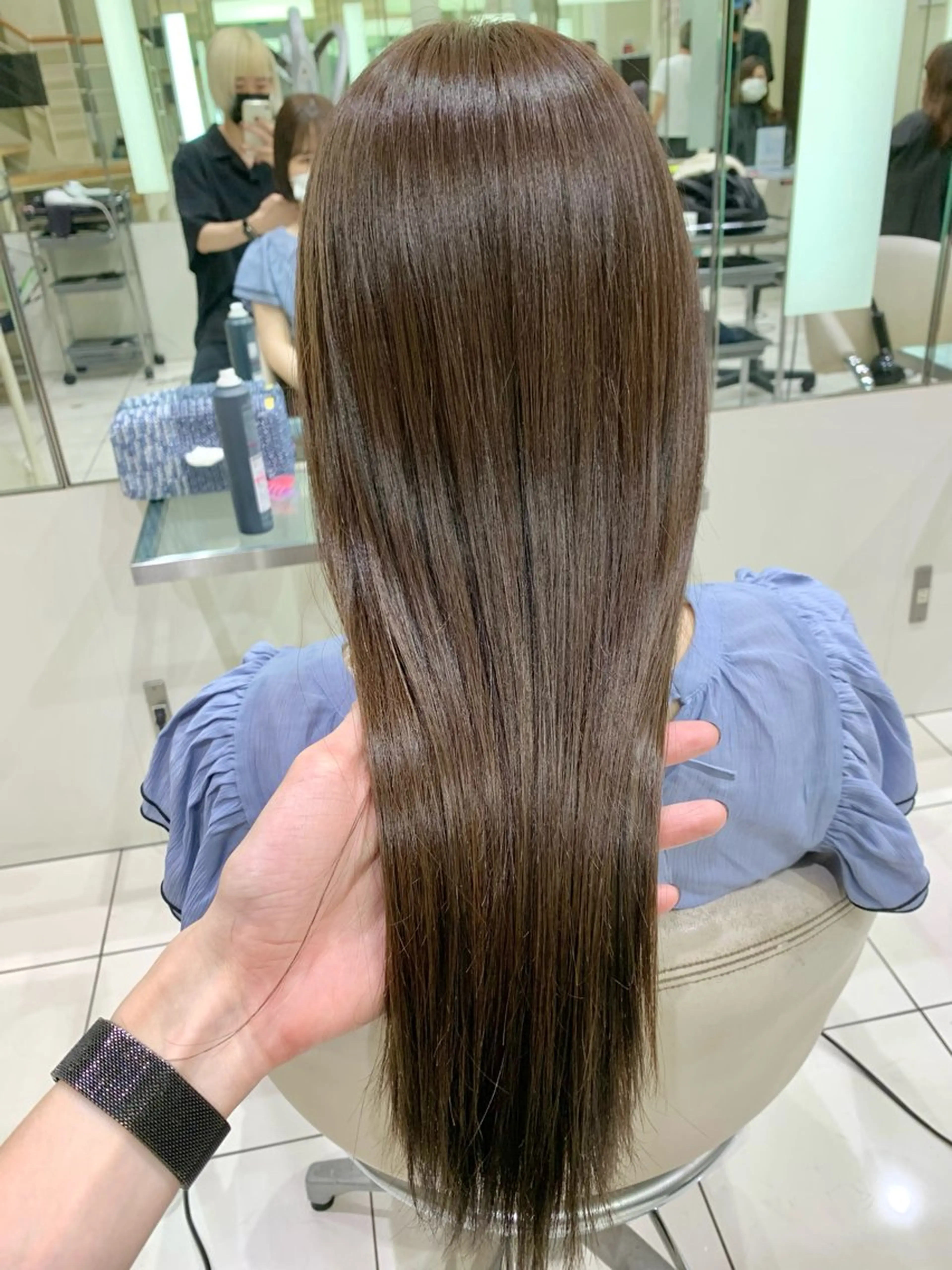 セミロング カラー 髪質改善 ヘッドスパ/栄 /久屋大通/岡戸のヘアスタイル