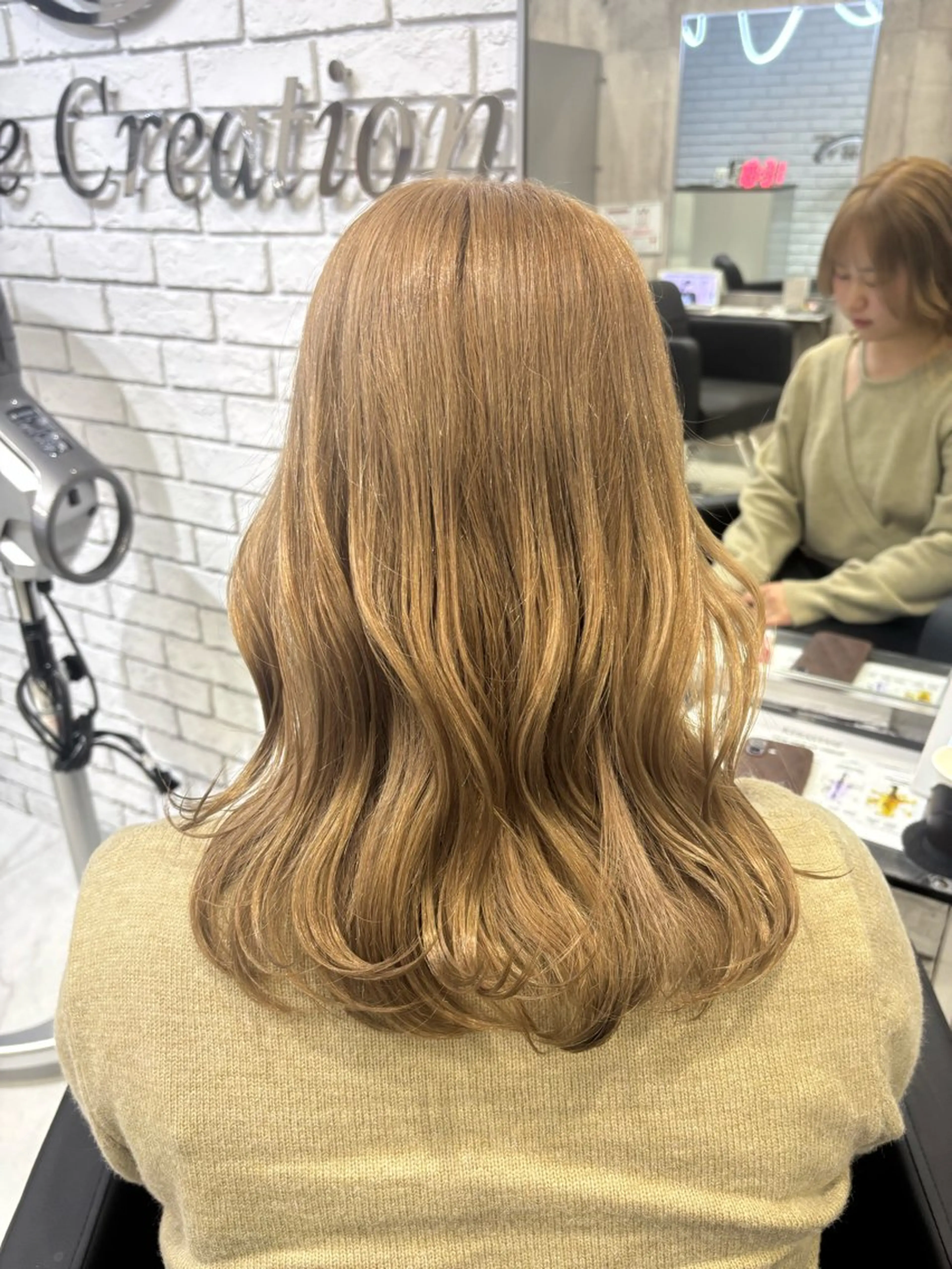 セミロング ヘアカラー ボブ/ブリーチなし艶 カラー🫧sHOMaのヘアスタイル