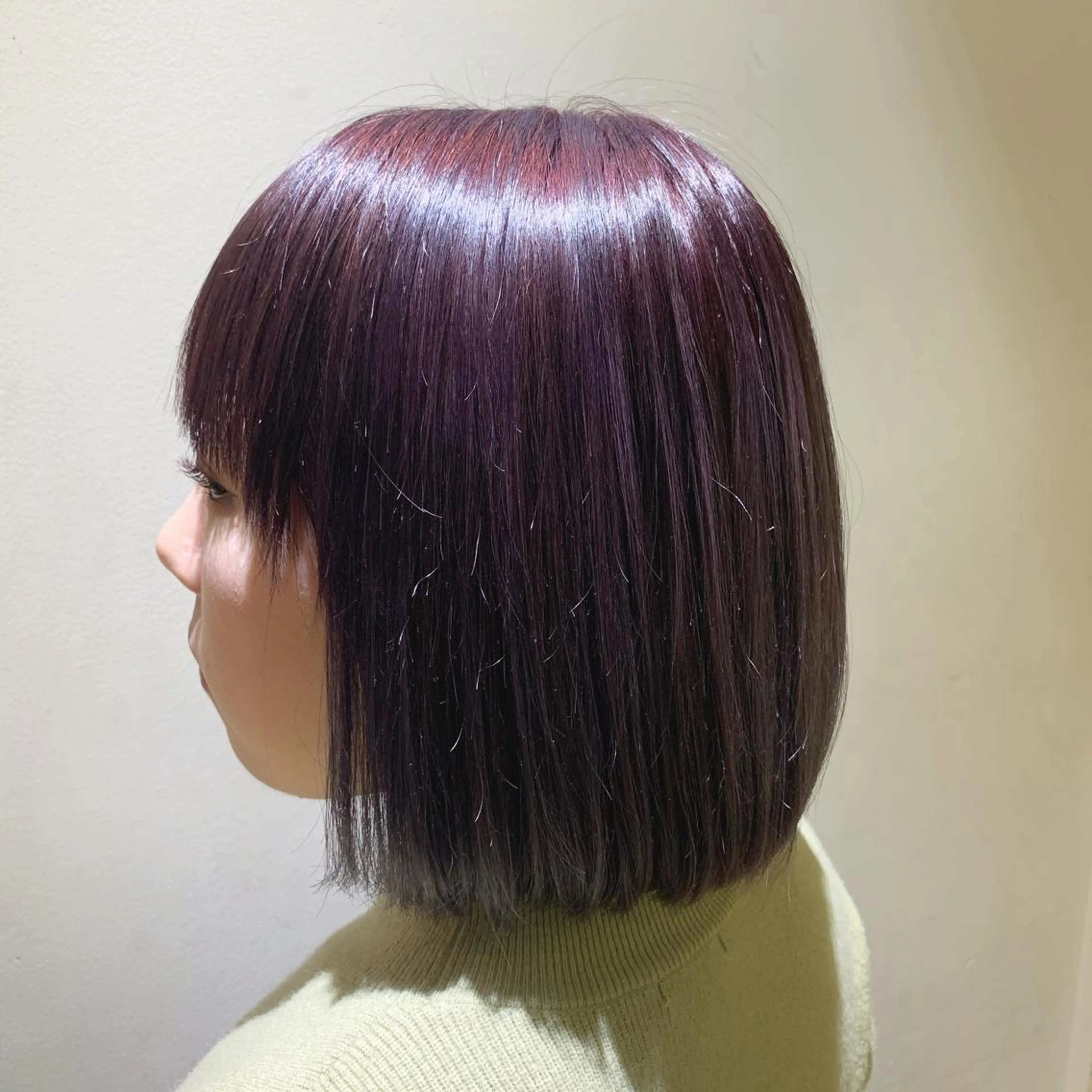 ミディアム カラー ピンクカラー バイオレットカラー fit /HONOKAのヘアスタイル