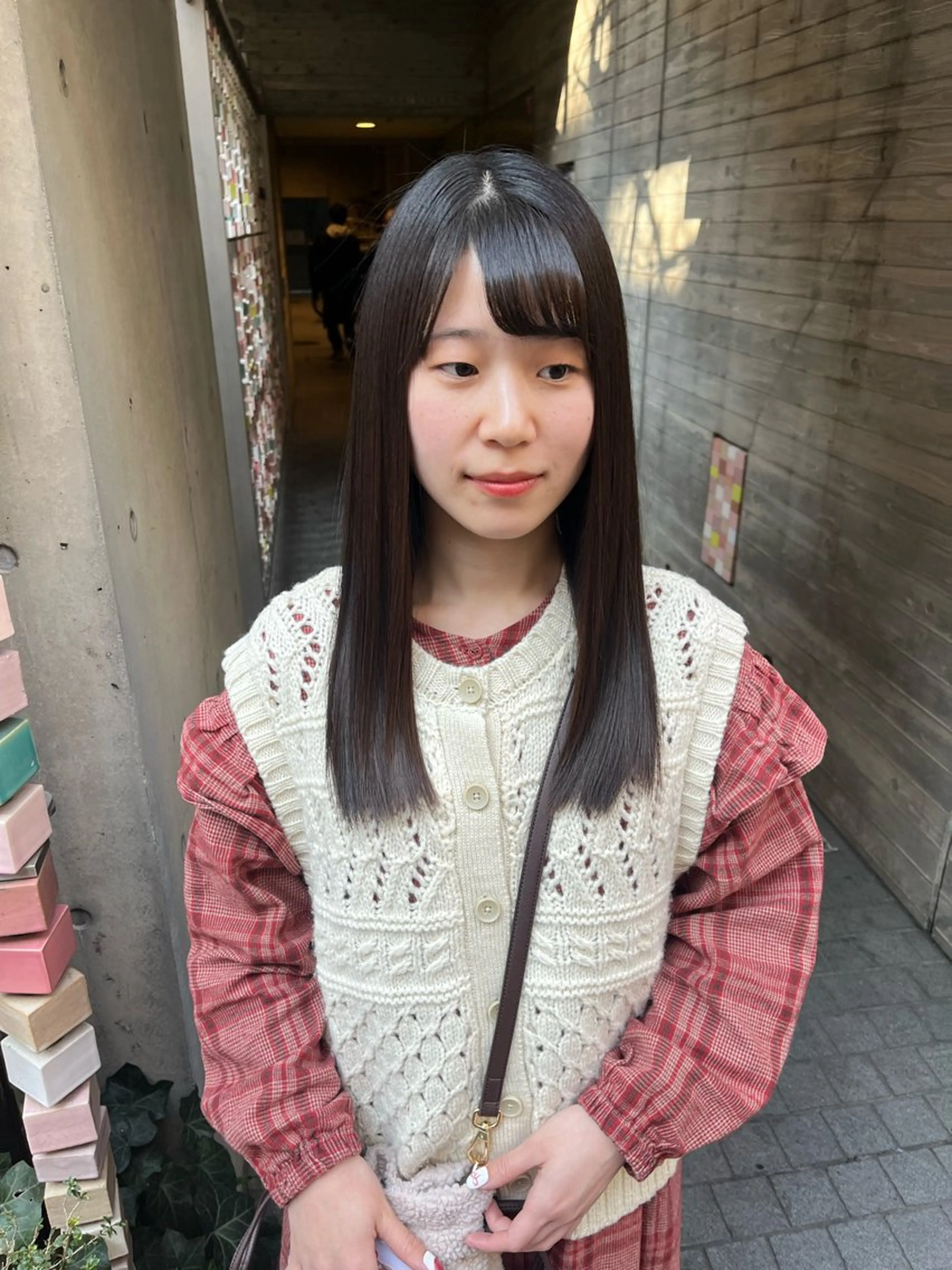 セミロング カット ヘアカラー トリートメント アイサロン併設美容室 RAD noelのヘアスタイル