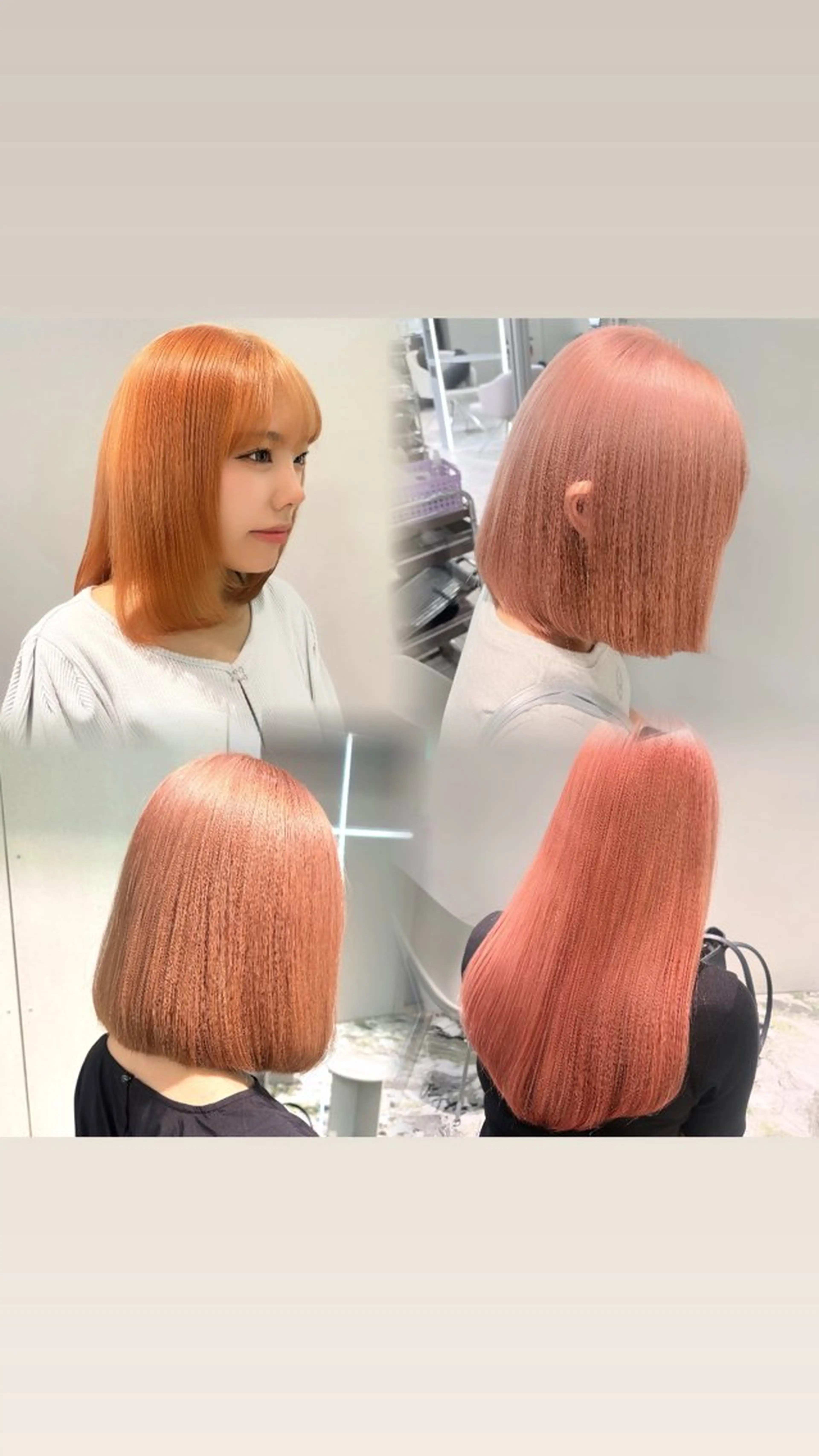 ミディアム Haru/ブリーチ /ダブルカラーのヘアスタイル