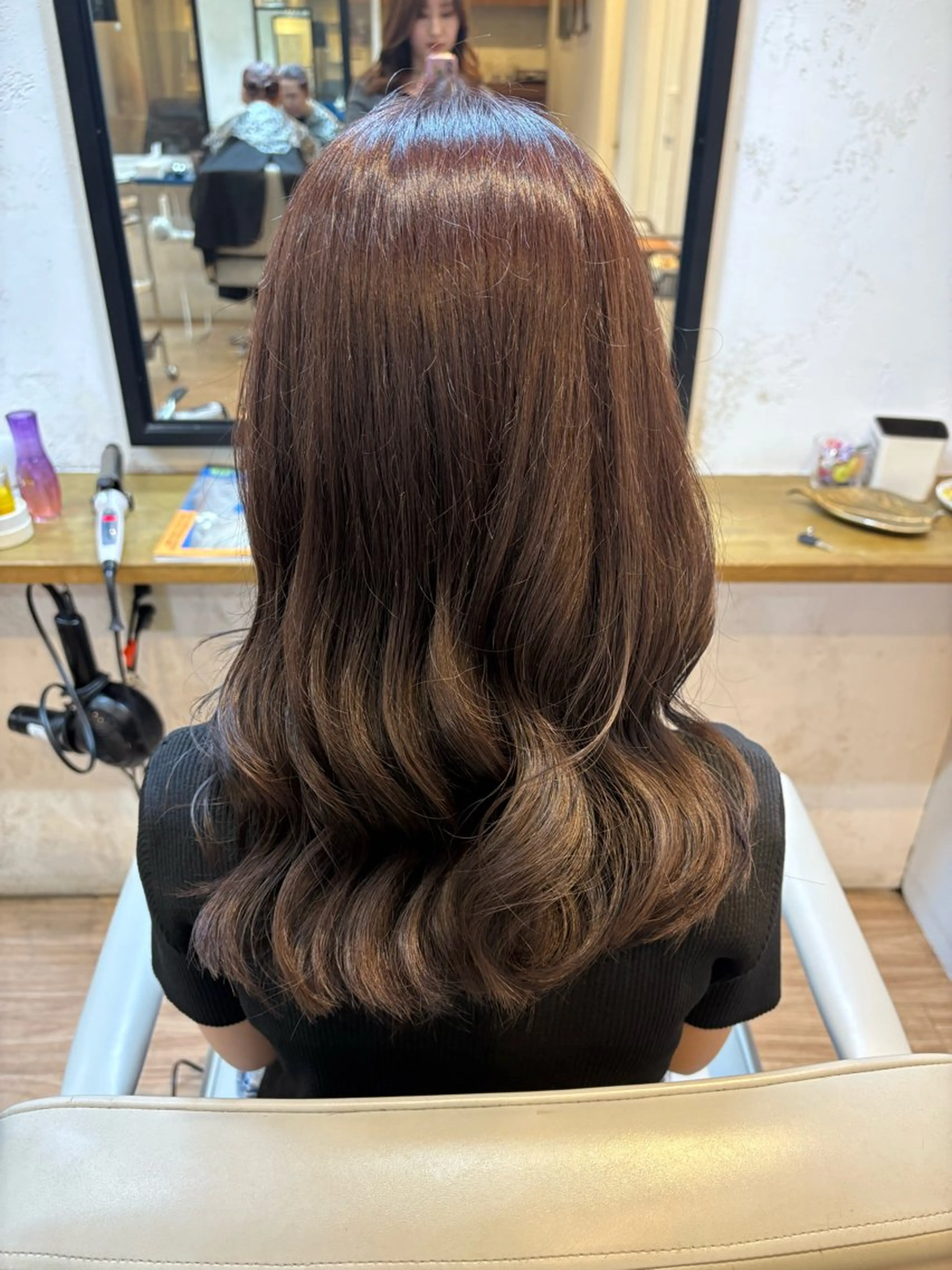 カラー 韓国ヘアー🇰🇷 MIWAのヘアスタイル