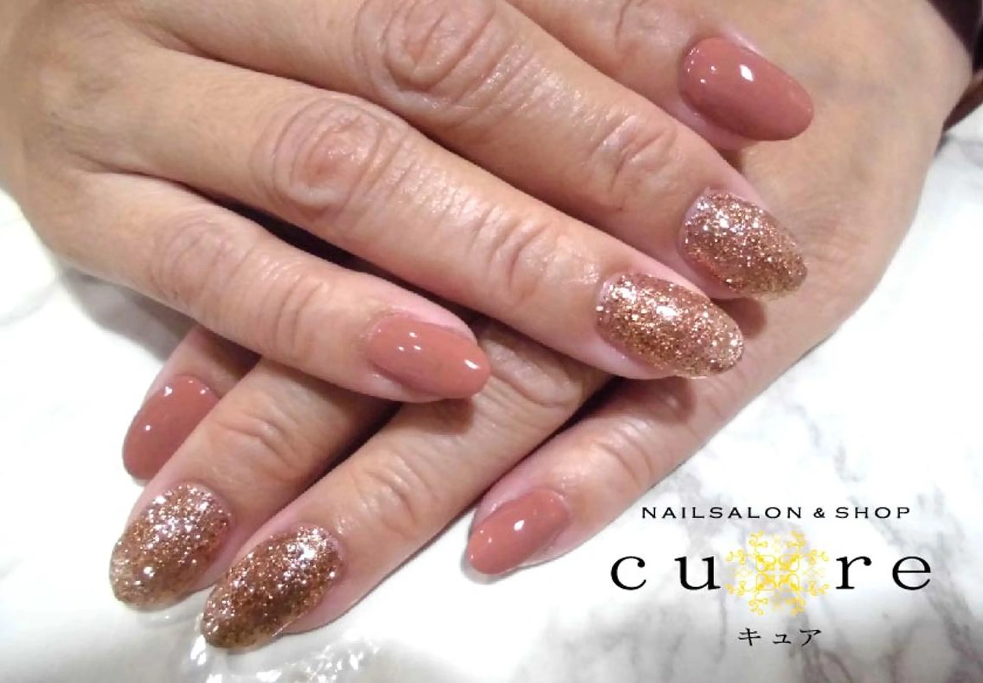 ネイル ジェルネイル シンプルネイル ネイルサロン Cureのネイルデザイン