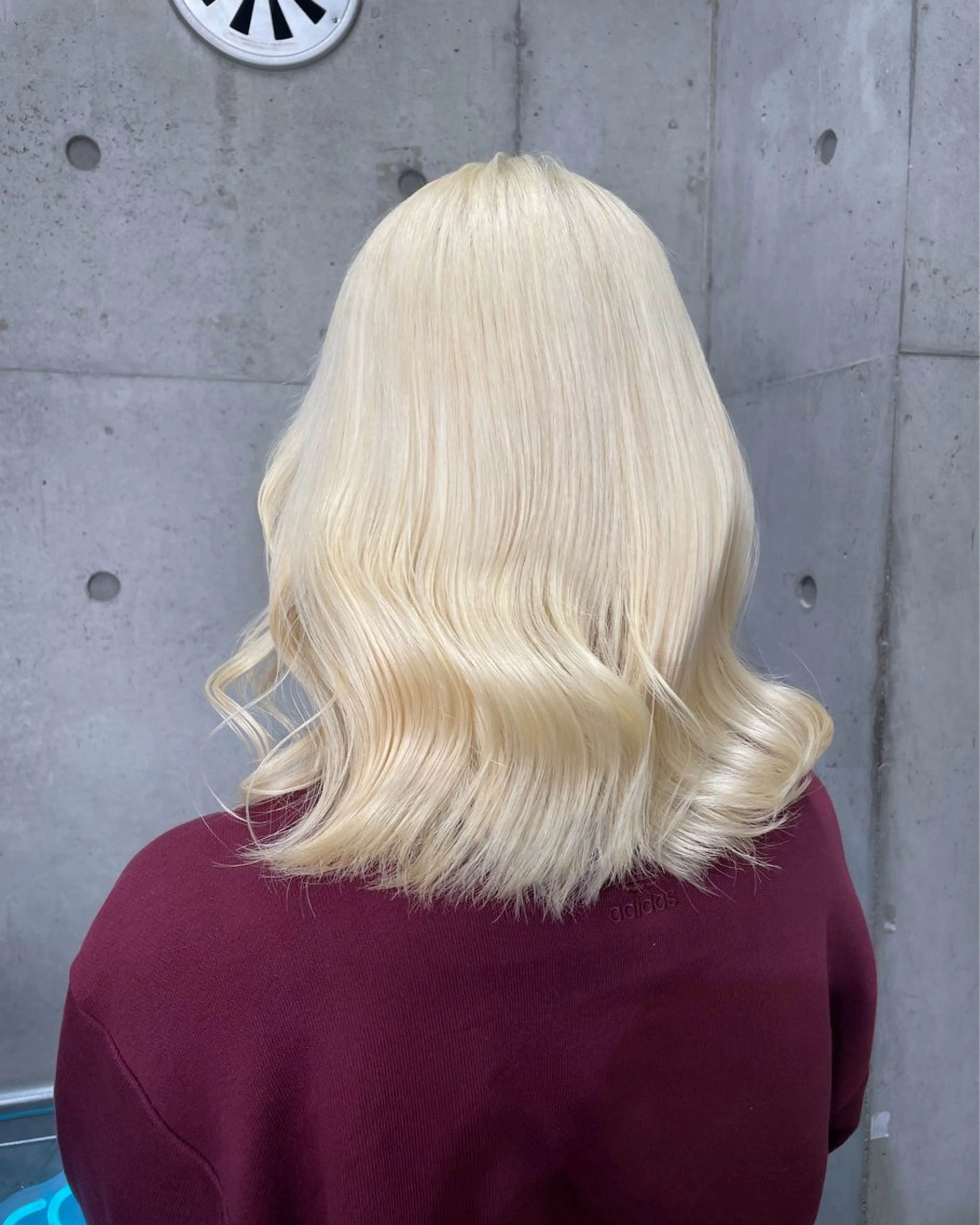 ミディアム ヘアカラー ハイトーン/ブリーチ /ウルフ⛓️MAKIのヘアスタイル