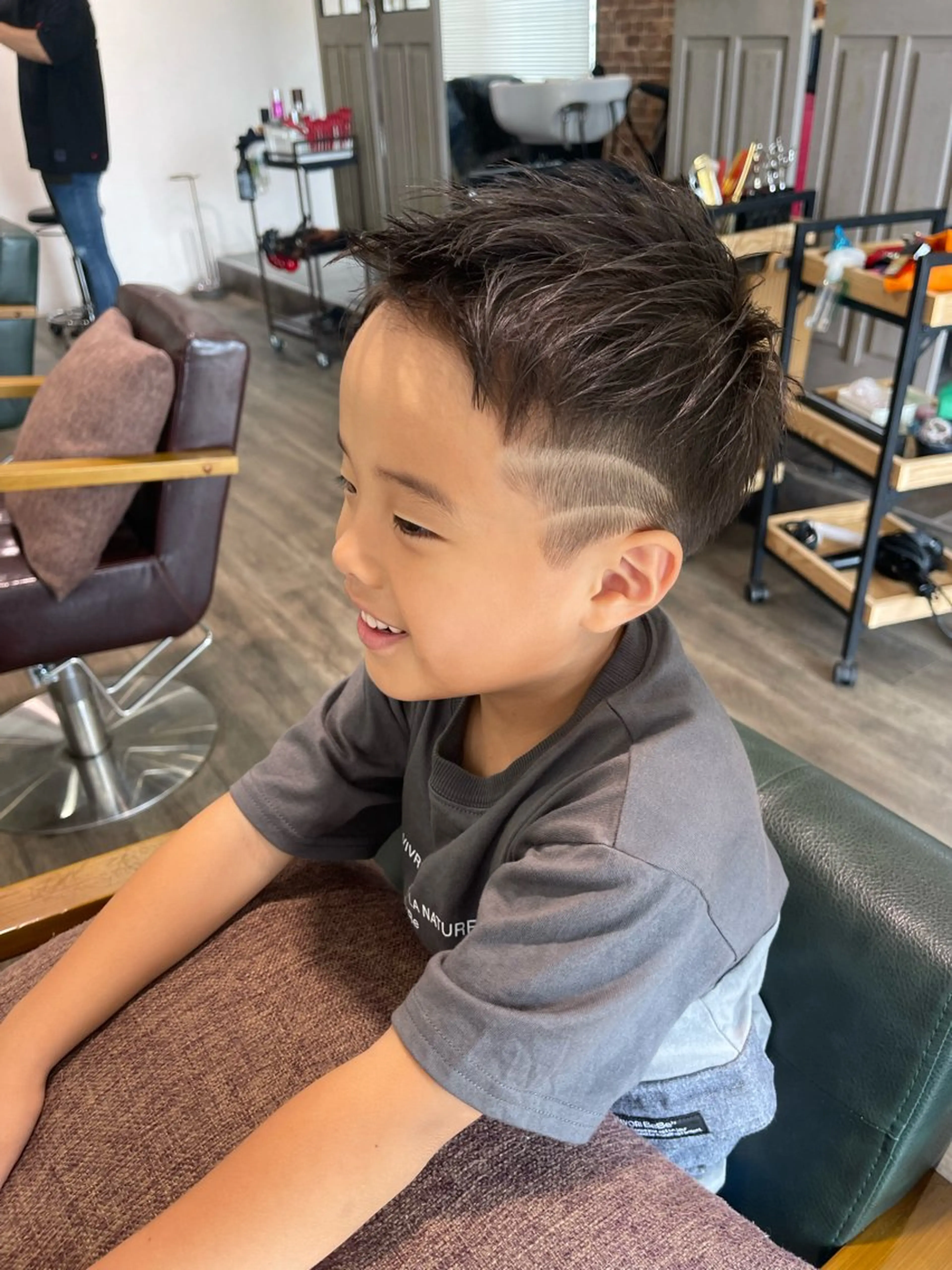 ショート メンズ キッズ カット Felice Erikaのヘアスタイル