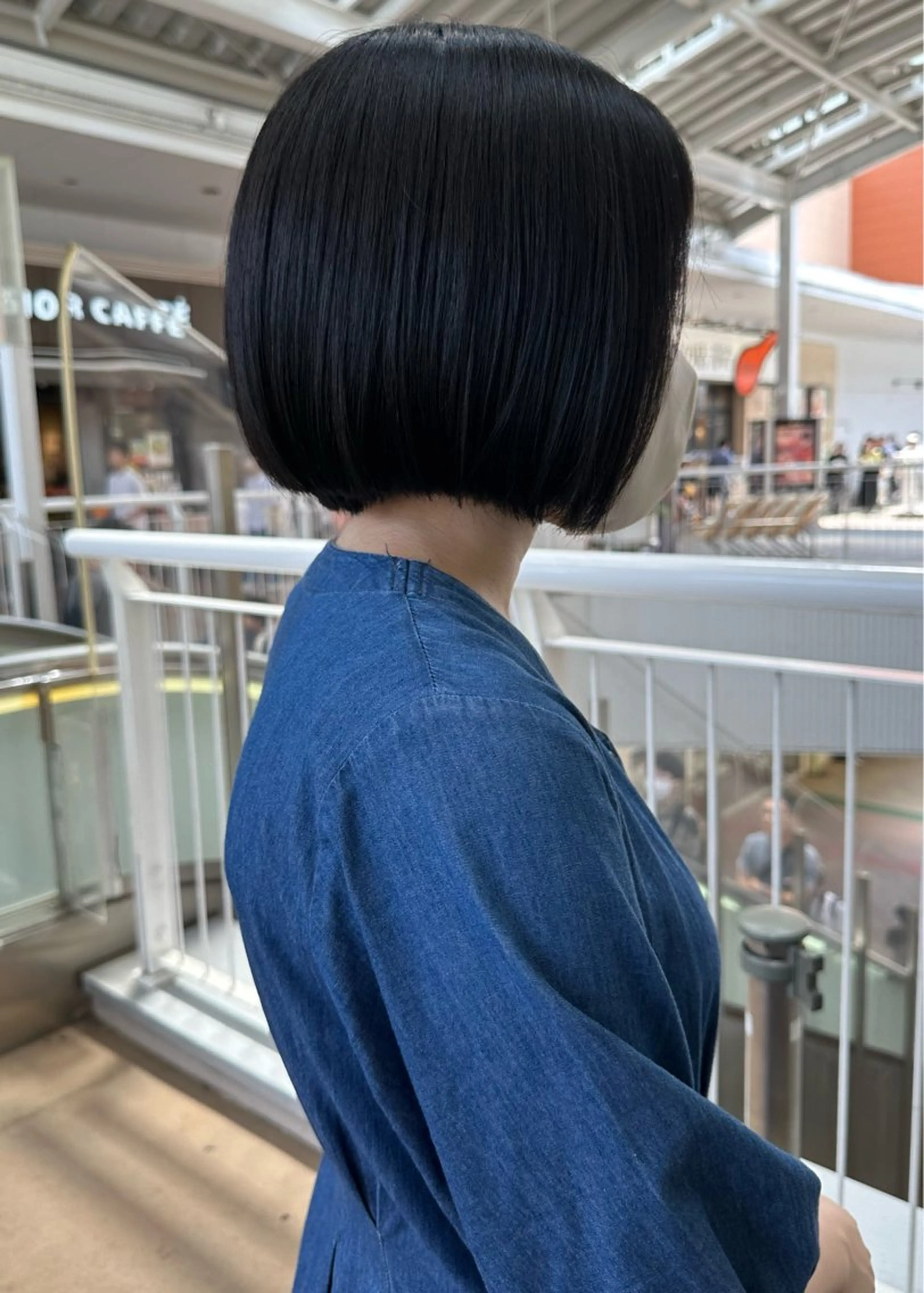 ミディアム カット ヘッドスパ ボブ/ゆるふわ ボブパーマ/とういのヘアスタイル