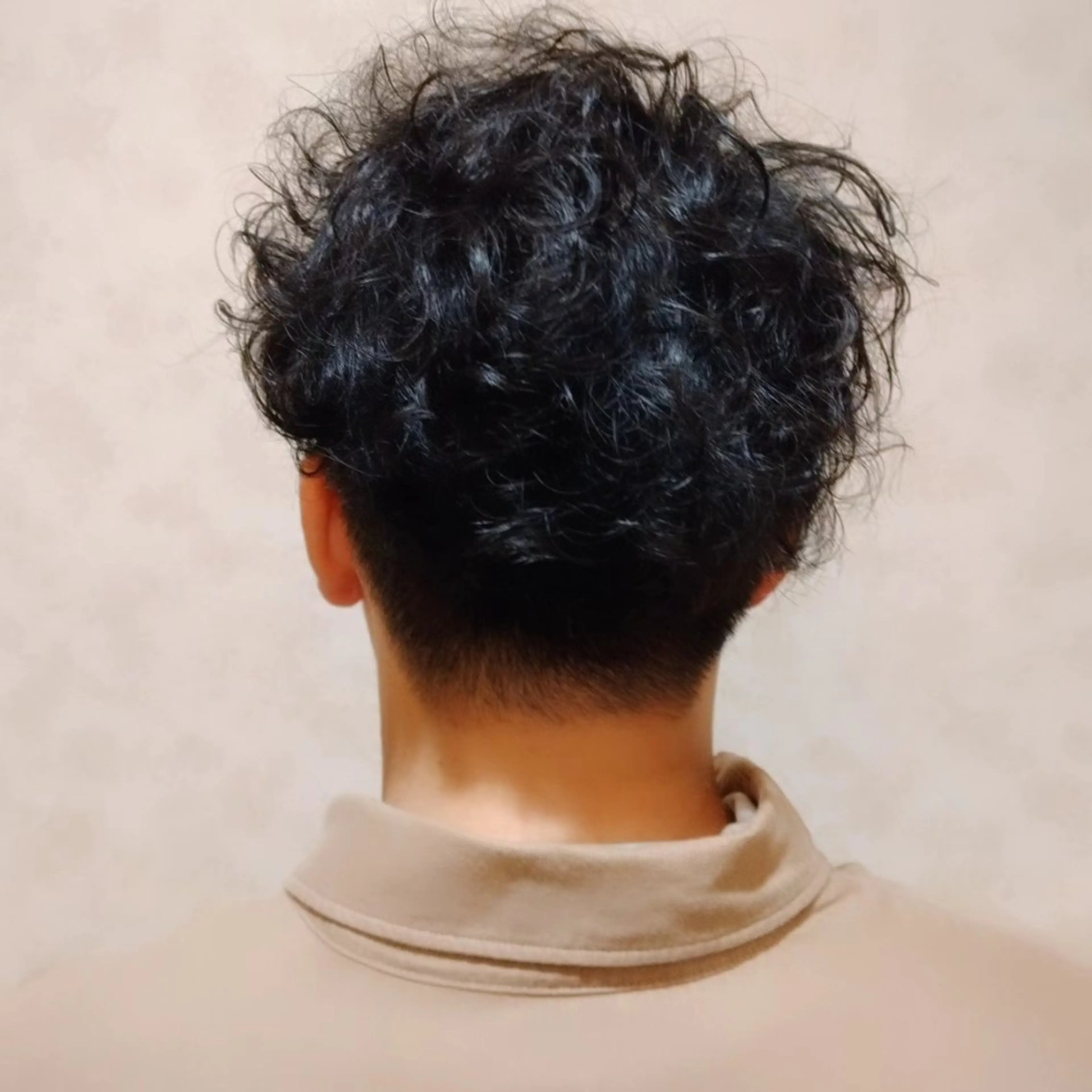 ショート メンズ パーマ アシスタント 菊池のヘアスタイル