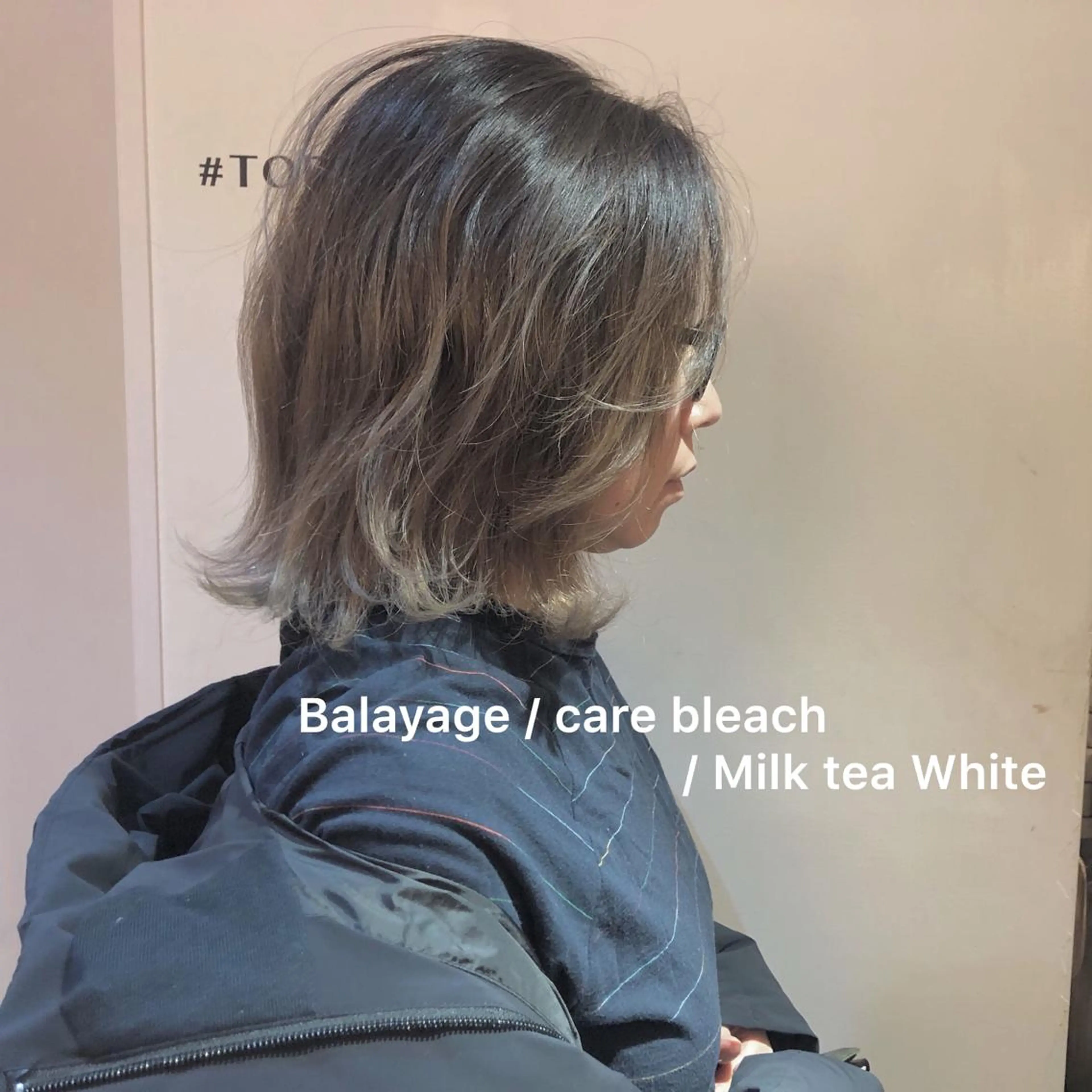 セミロング 🌸ハイトーン 新田　廉 🌸のヘアスタイル