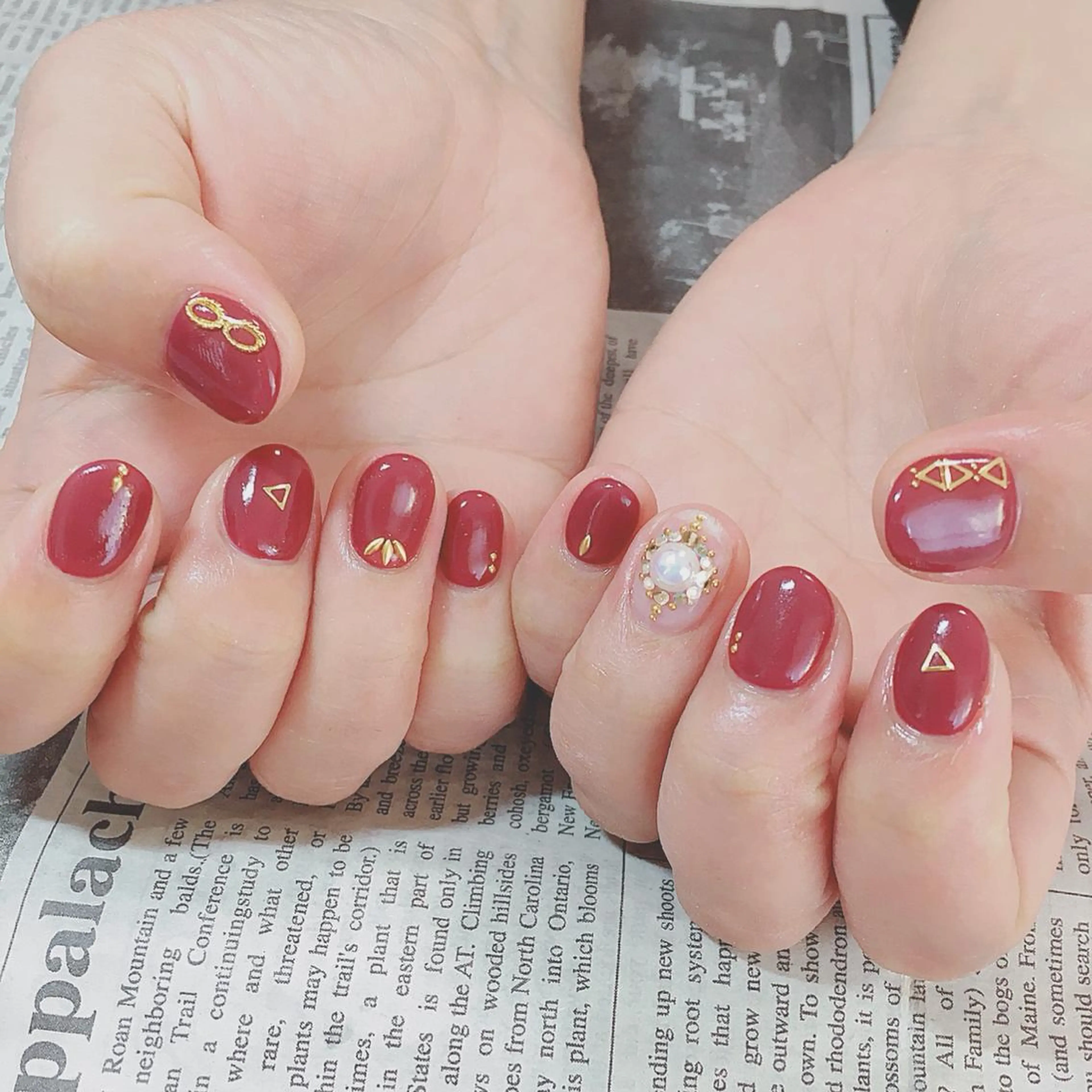 ネイル ハンドネイル ハンドケア 森山 舞のネイルデザイン