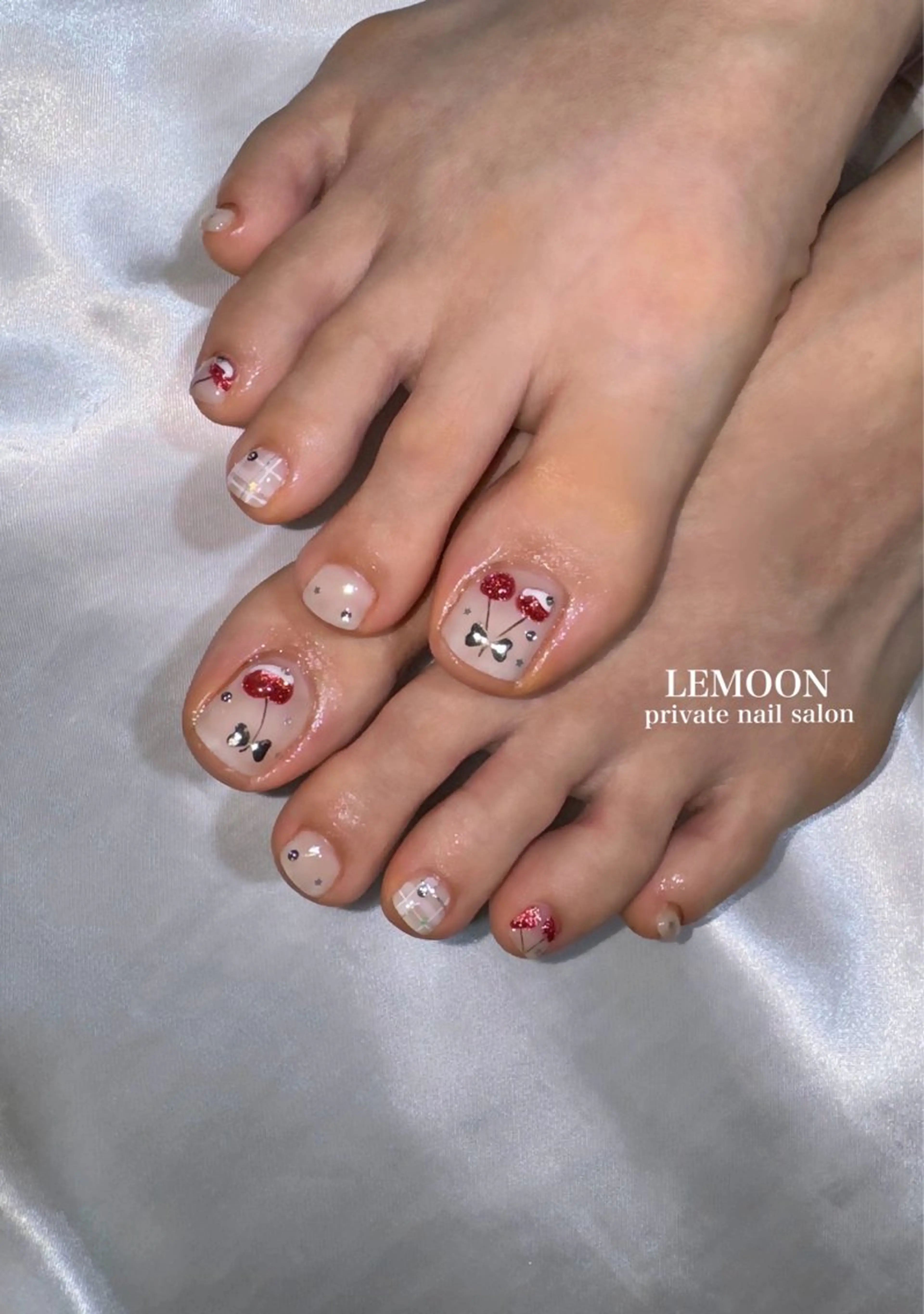 ネイル フットネイル シンプルネイル ハンドネイル nail salon LEMOONのネイルデザイン