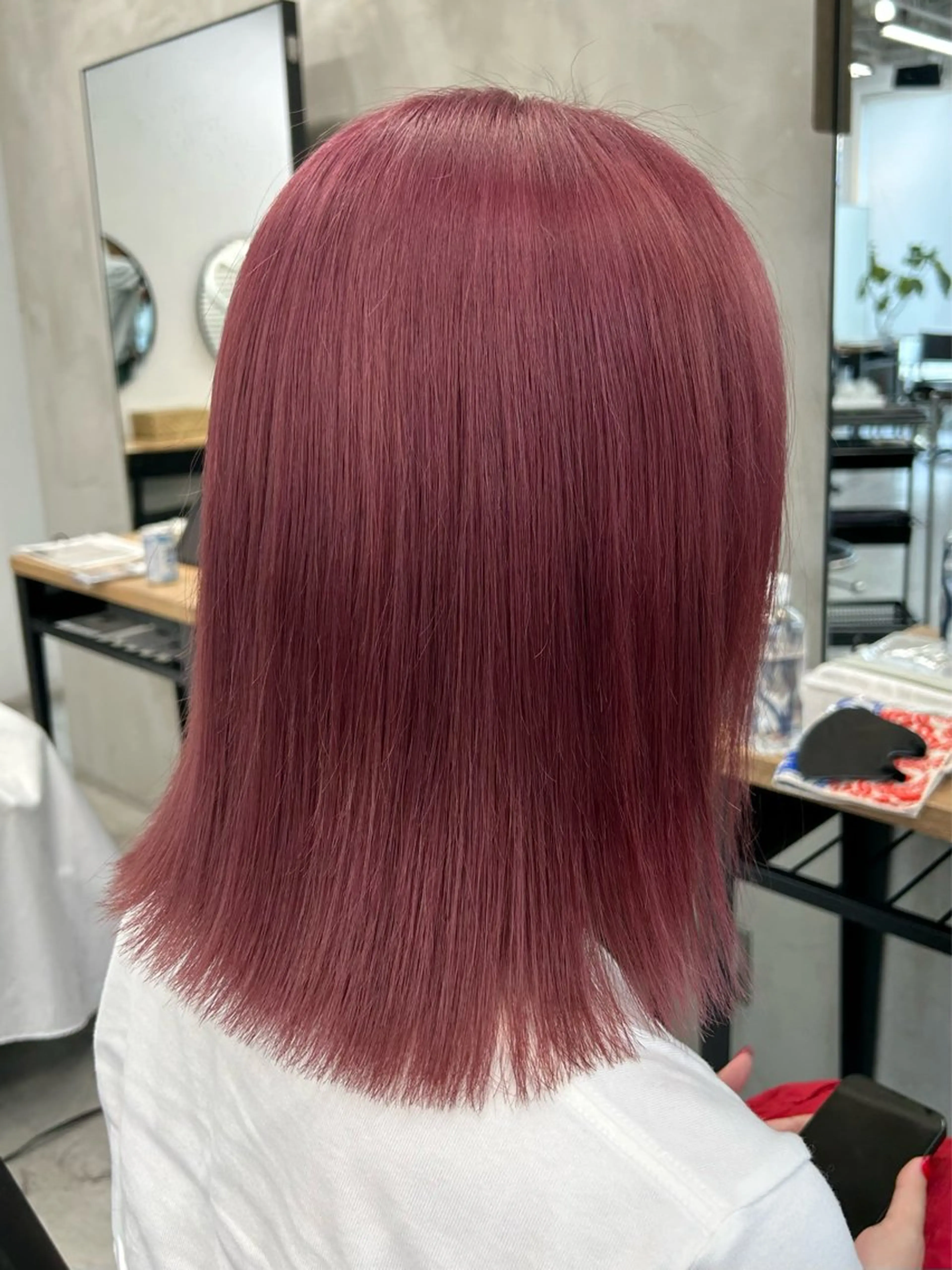 ミディアム カラー トリートメント ヘアカラー トリートメント 韓国/ハイトーン/ ボブ🎀MIKU🎀のヘアスタイル