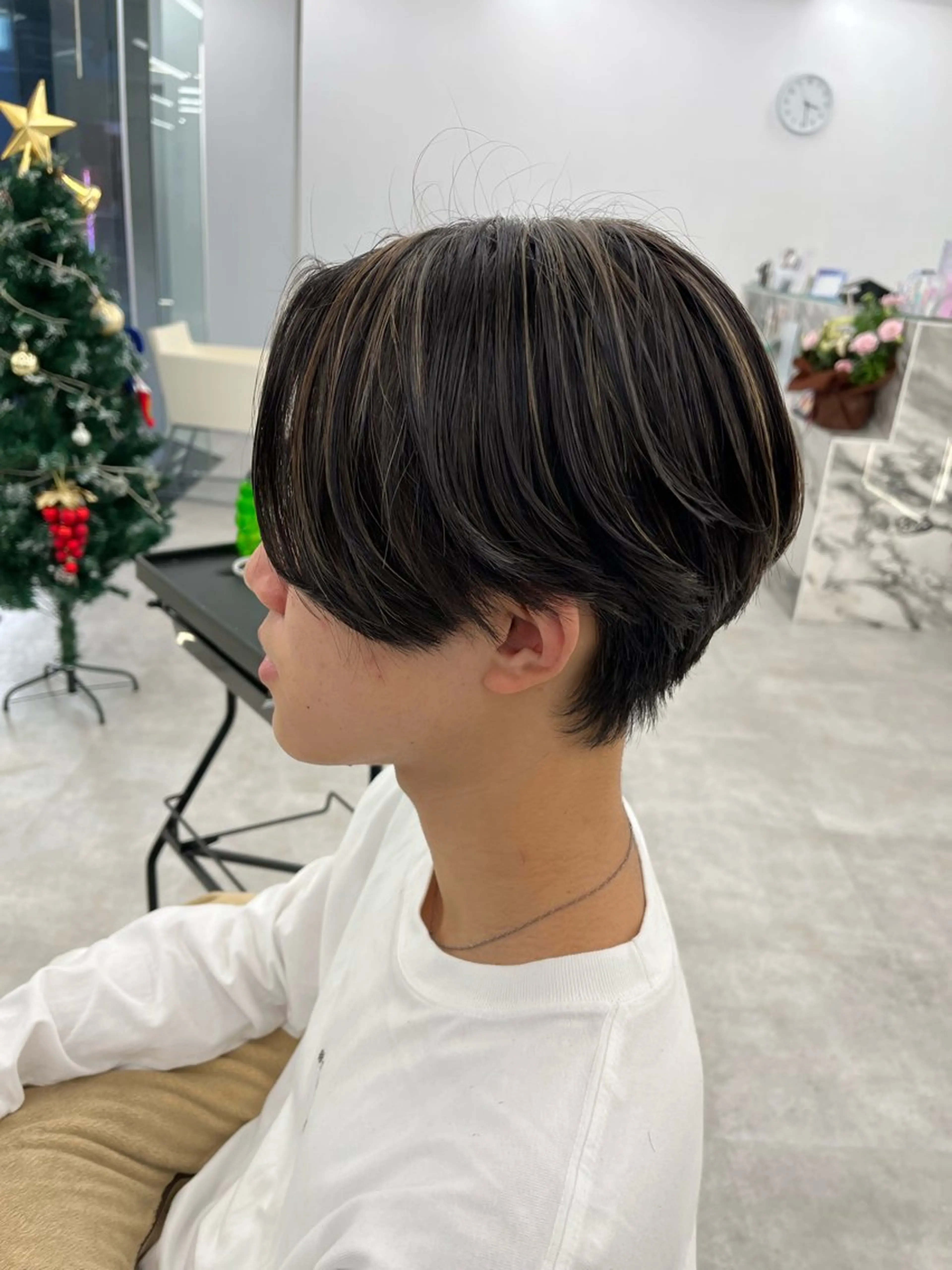 ショート カラー メンズ 森龍馬 メンズ専門美容師のヘアスタイル