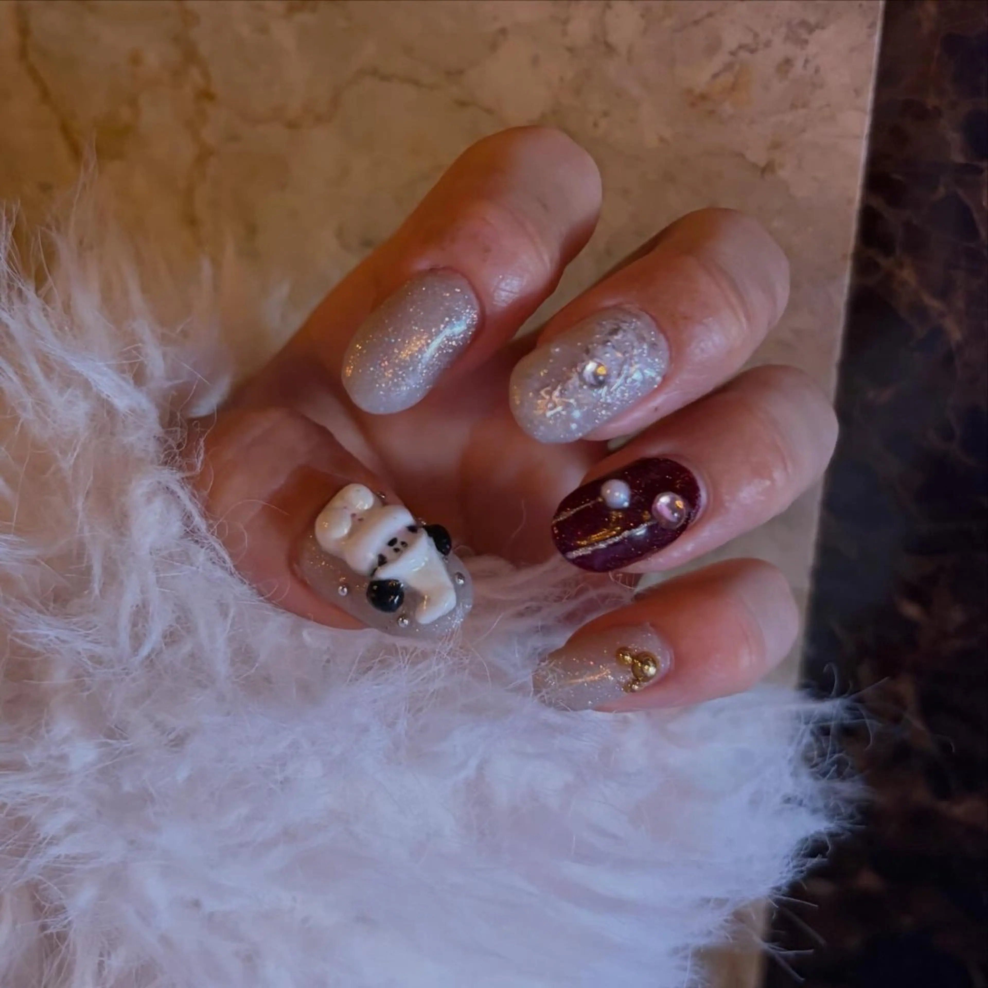 ネイル ハンドネイル ハイトーン/ ネイル💅まりなのヘアスタイル