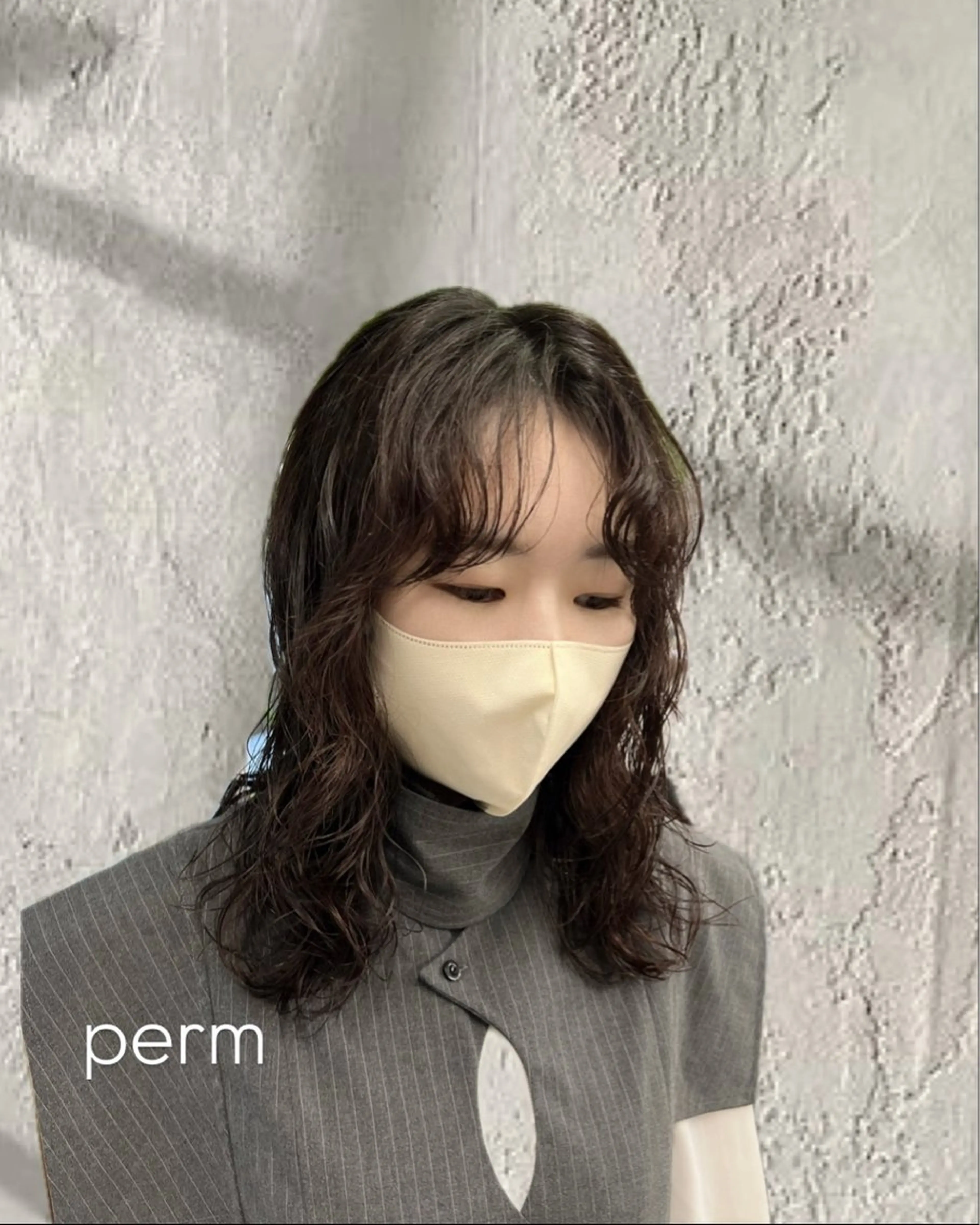 ミディアム INORI @de2poのヘアスタイル