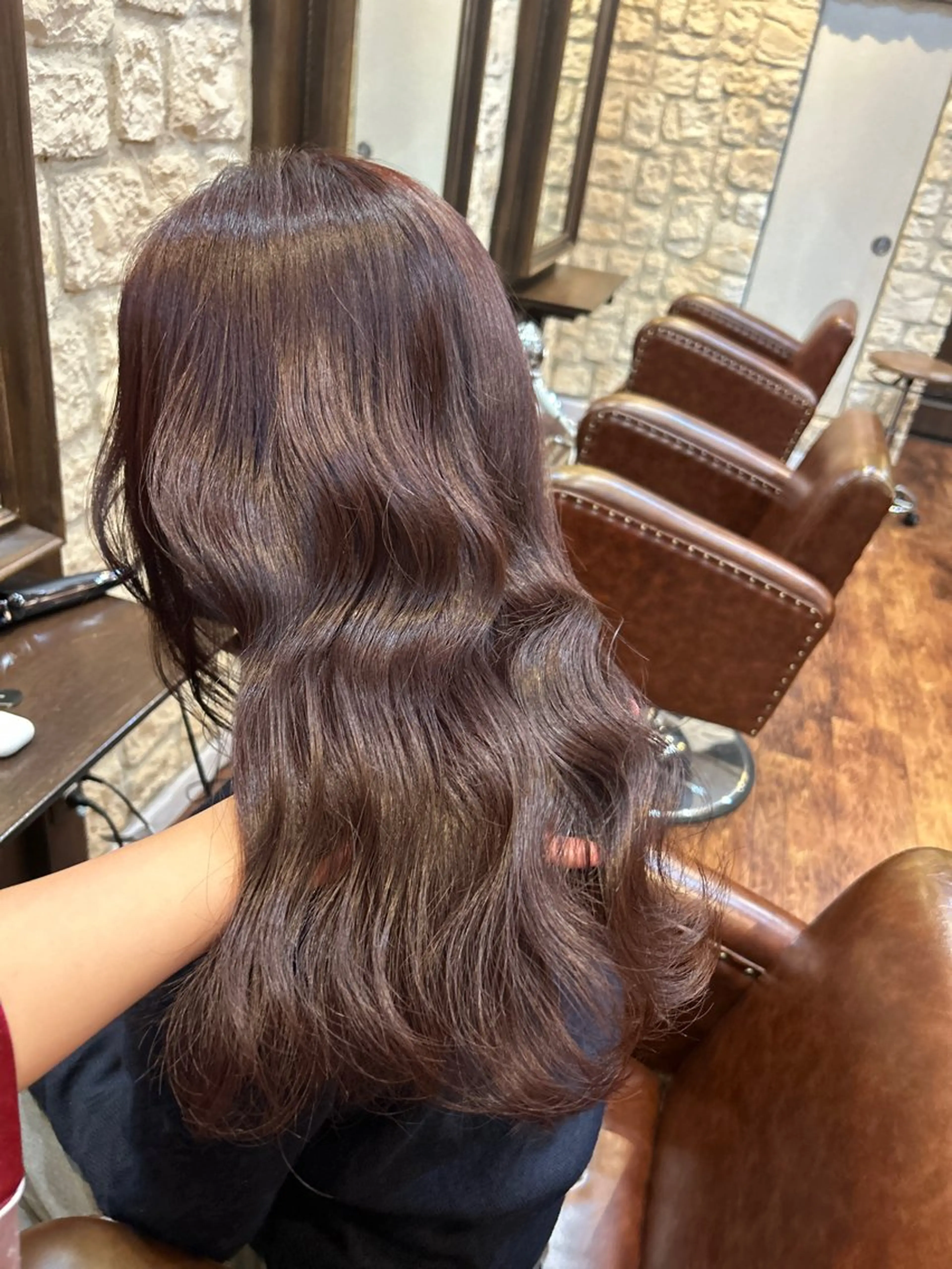 セミロング 縮毛矯正 MIKU ♡彡のヘアスタイル