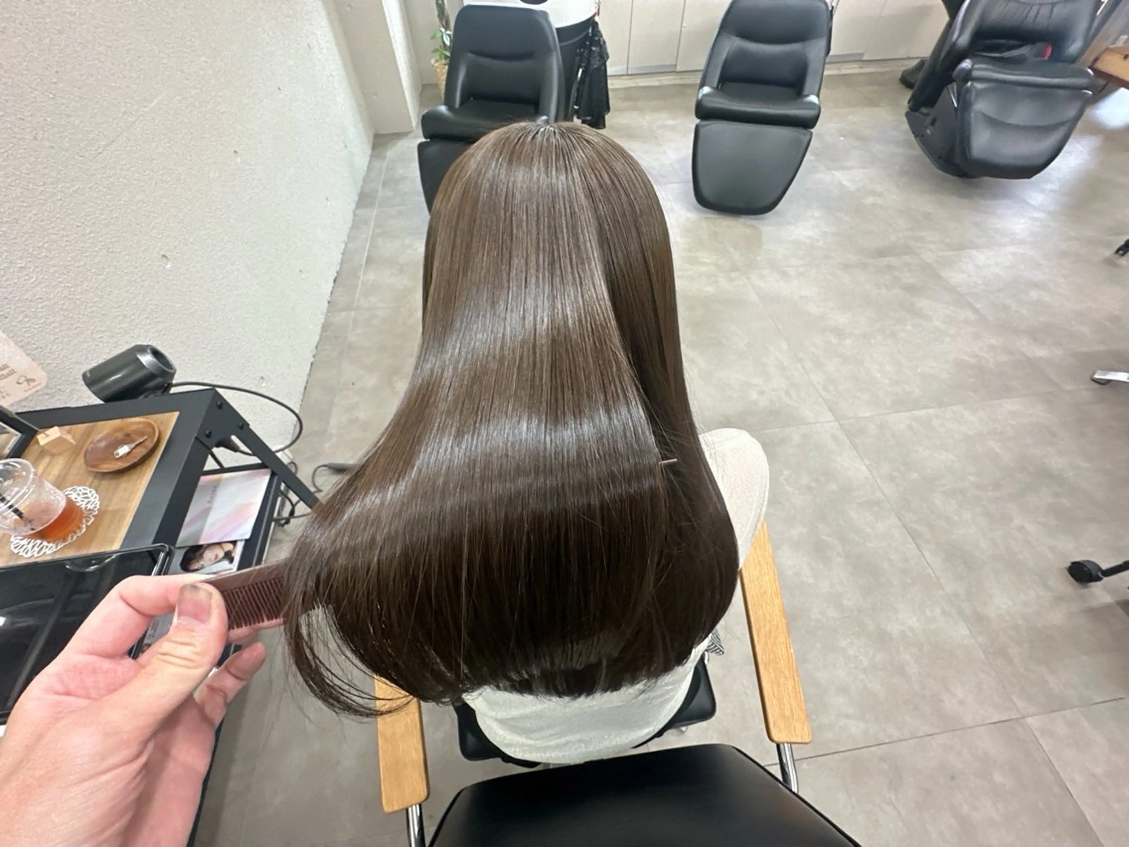 ロング 田川 聖菜のヘアスタイル