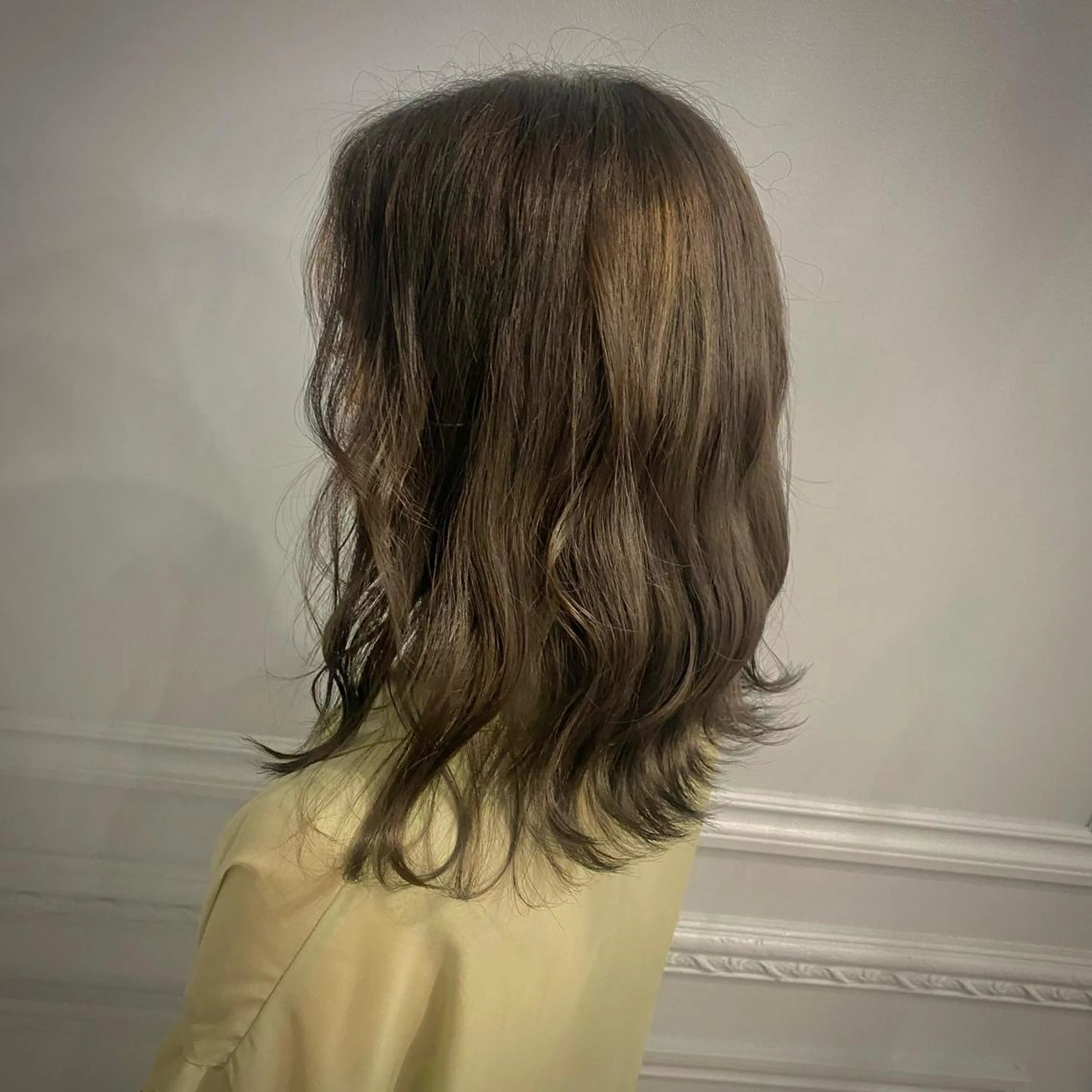セミロング カラー 大阪ハイトーン /MYUUのヘアスタイル