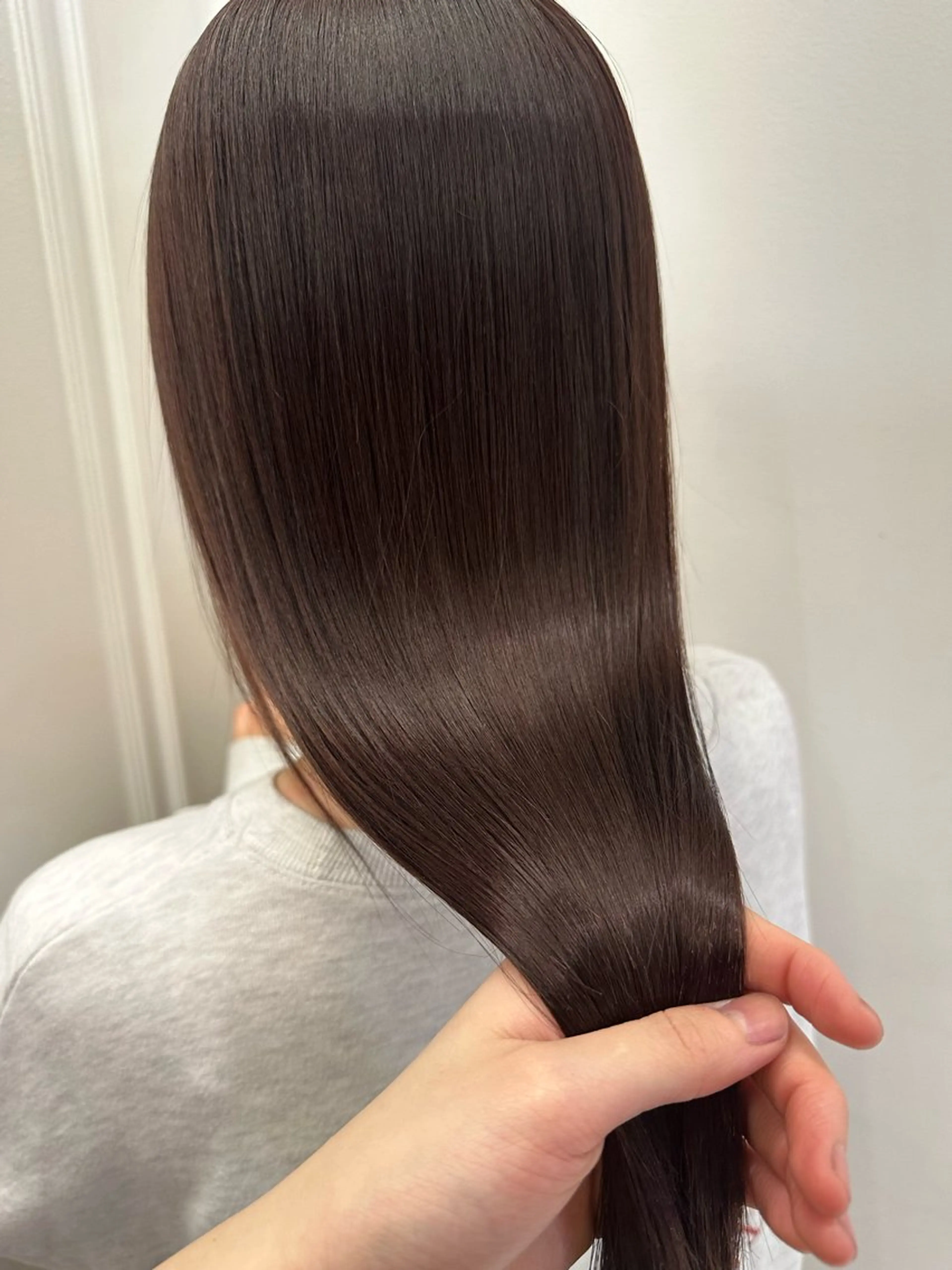 ロング 髪質改善 ロング 縮毛矯正 韓国風パーマ/ヘア セット/店長みづきのヘアスタイル