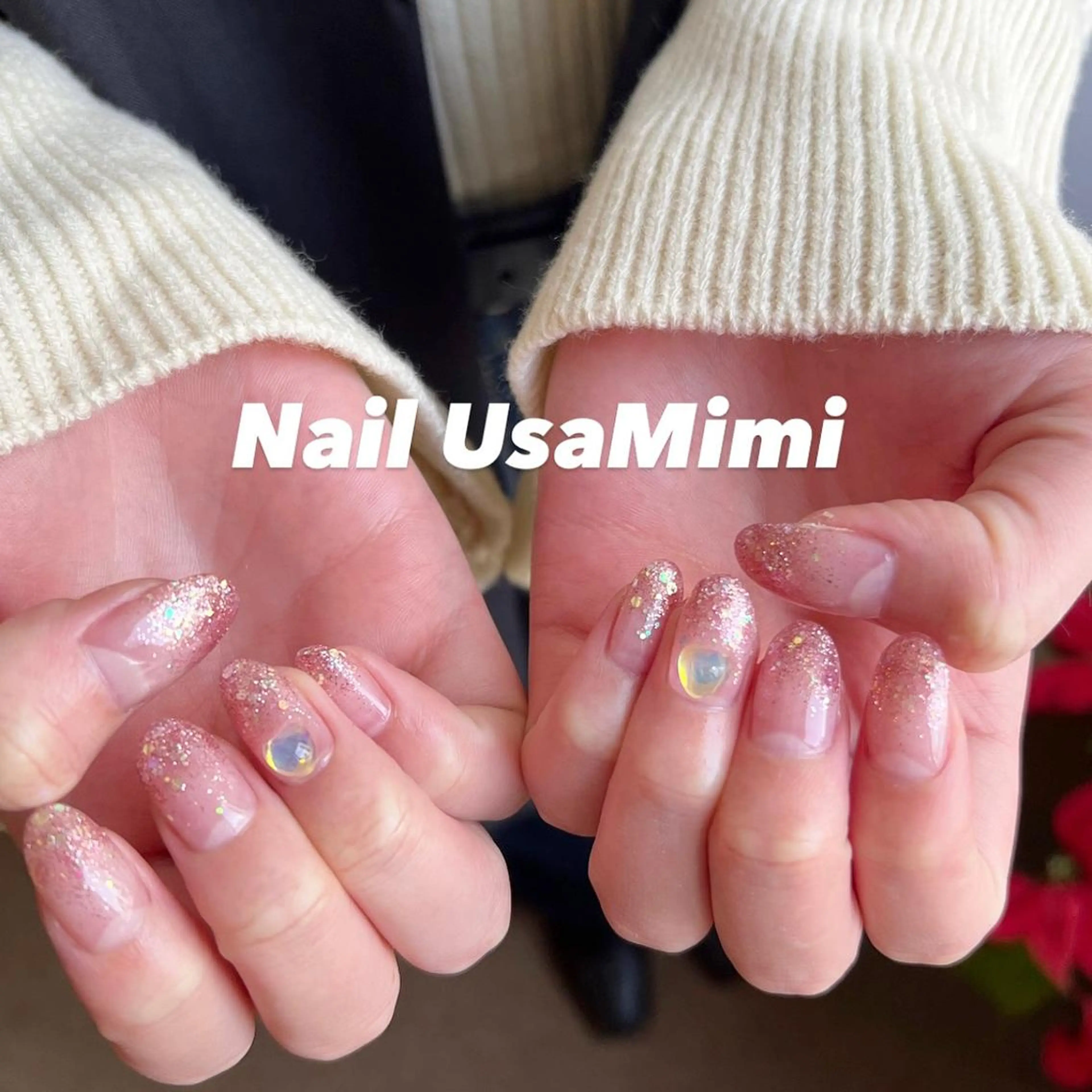 ネイル フットネイル ジェルネイル マグネットネイル 持ち込み ニュアンスネイル 本町ネイルNail UsaMimiのネイルデザイン