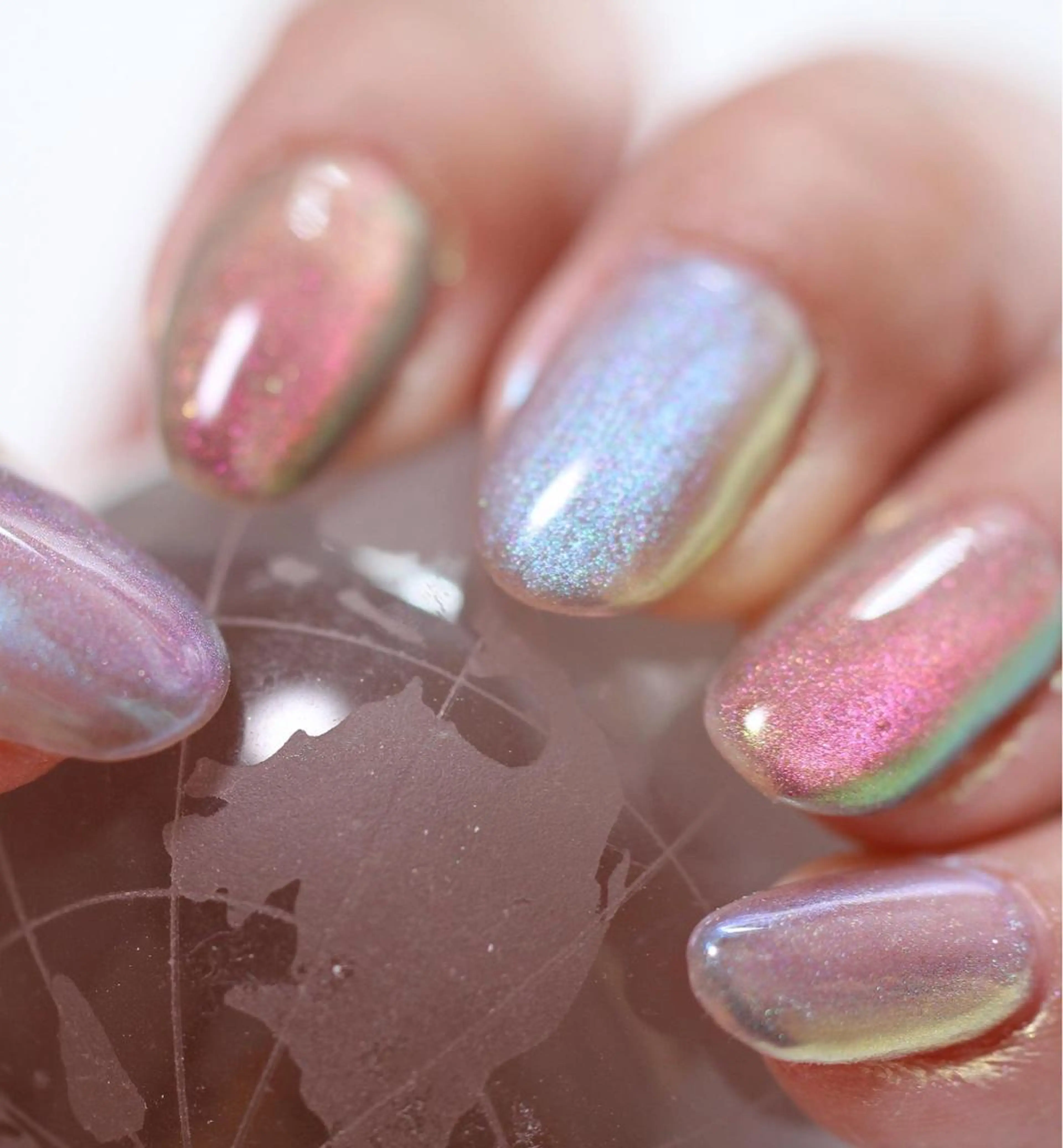 ネイル ジェルネイル マグネットネイル ママリンド　志村坂上店所属・しみ えんのネイルデザイン