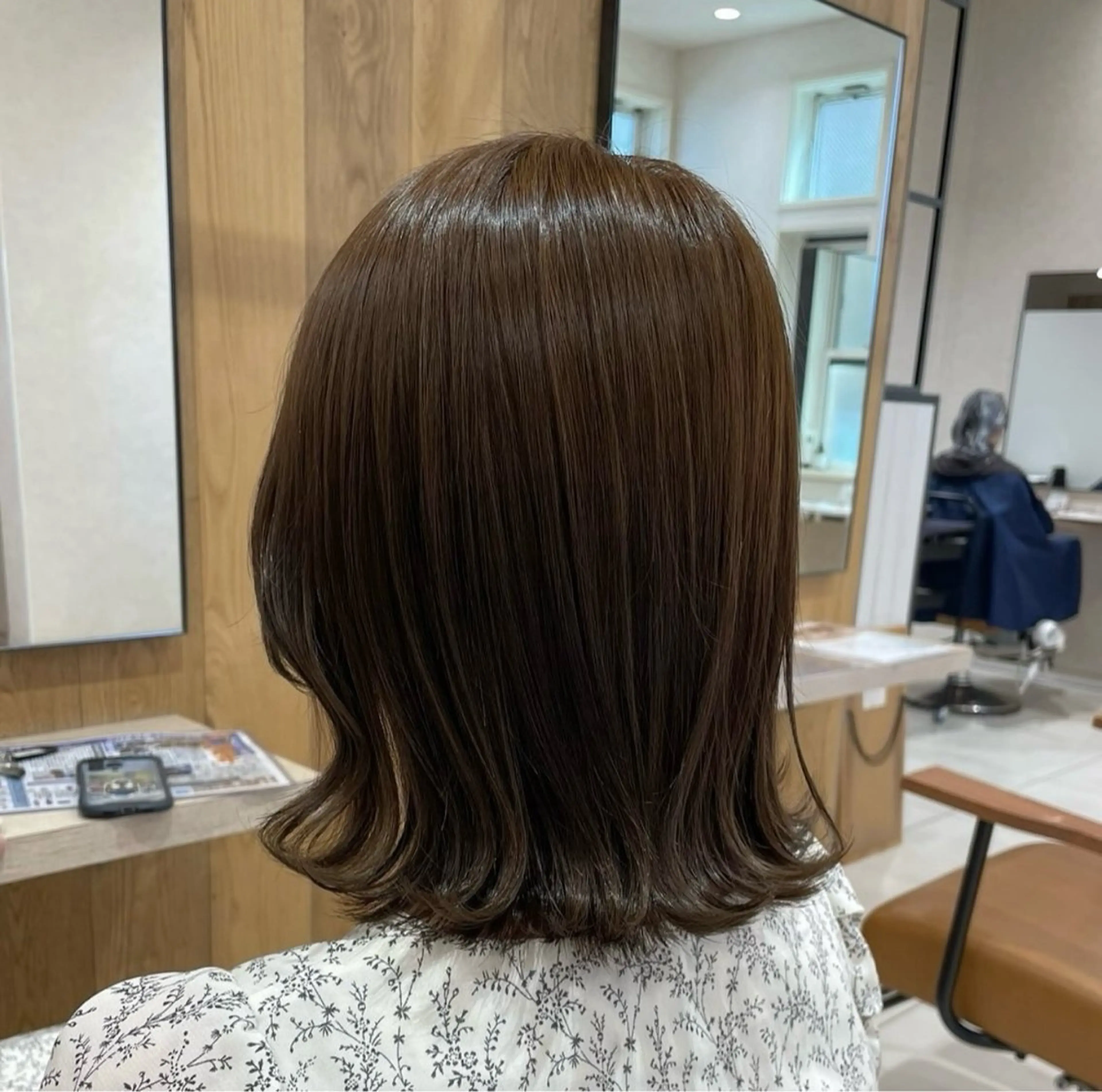 ミディアム カラー カット ヘアカラー 大人可愛いhair 🐾🩵HANAのヘアスタイル