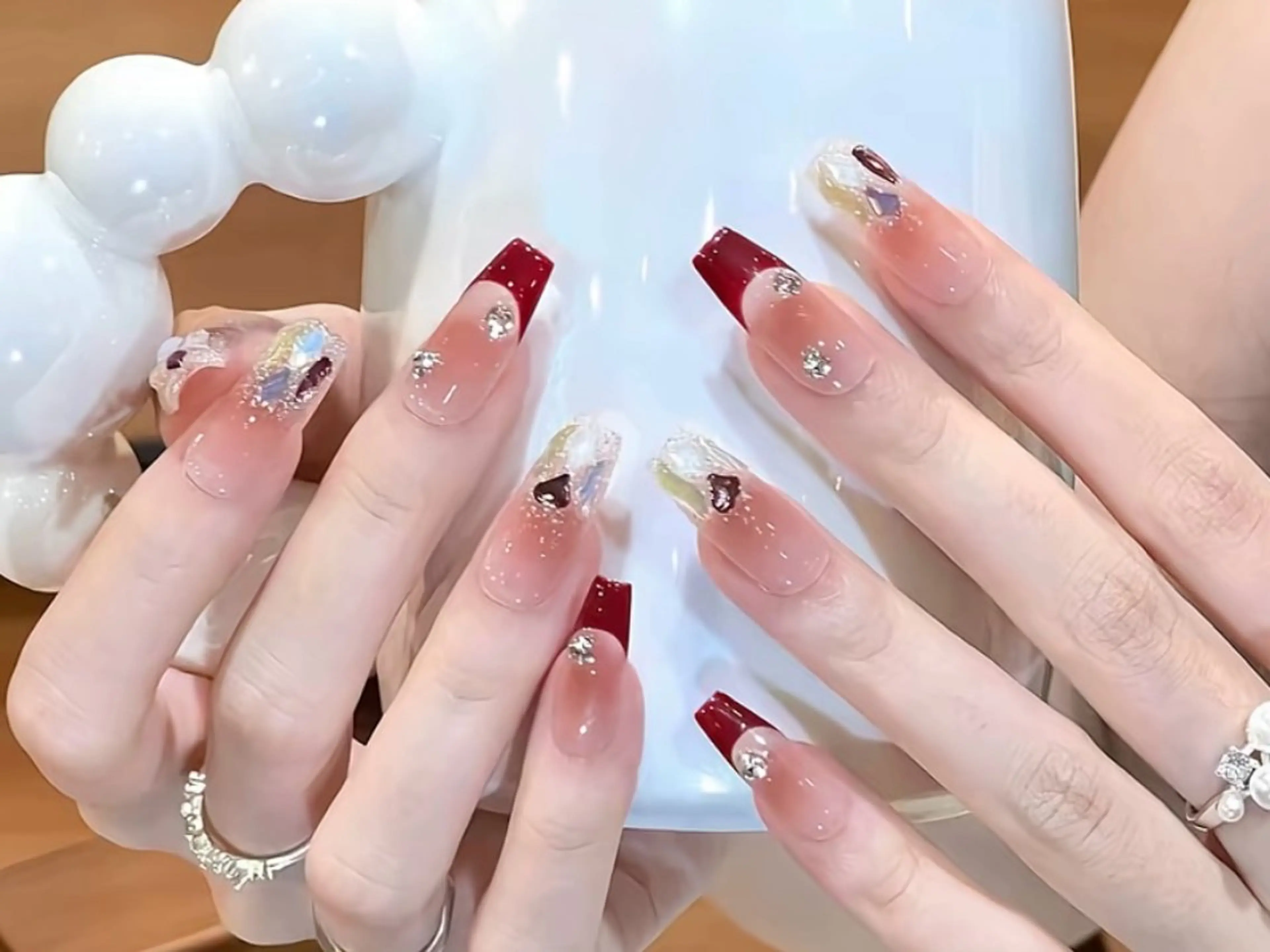 ネイル 長さ出し フットネイル ジェルネイル マグネットネイル 持ち込み YMT NailStudioのネイルデザイン