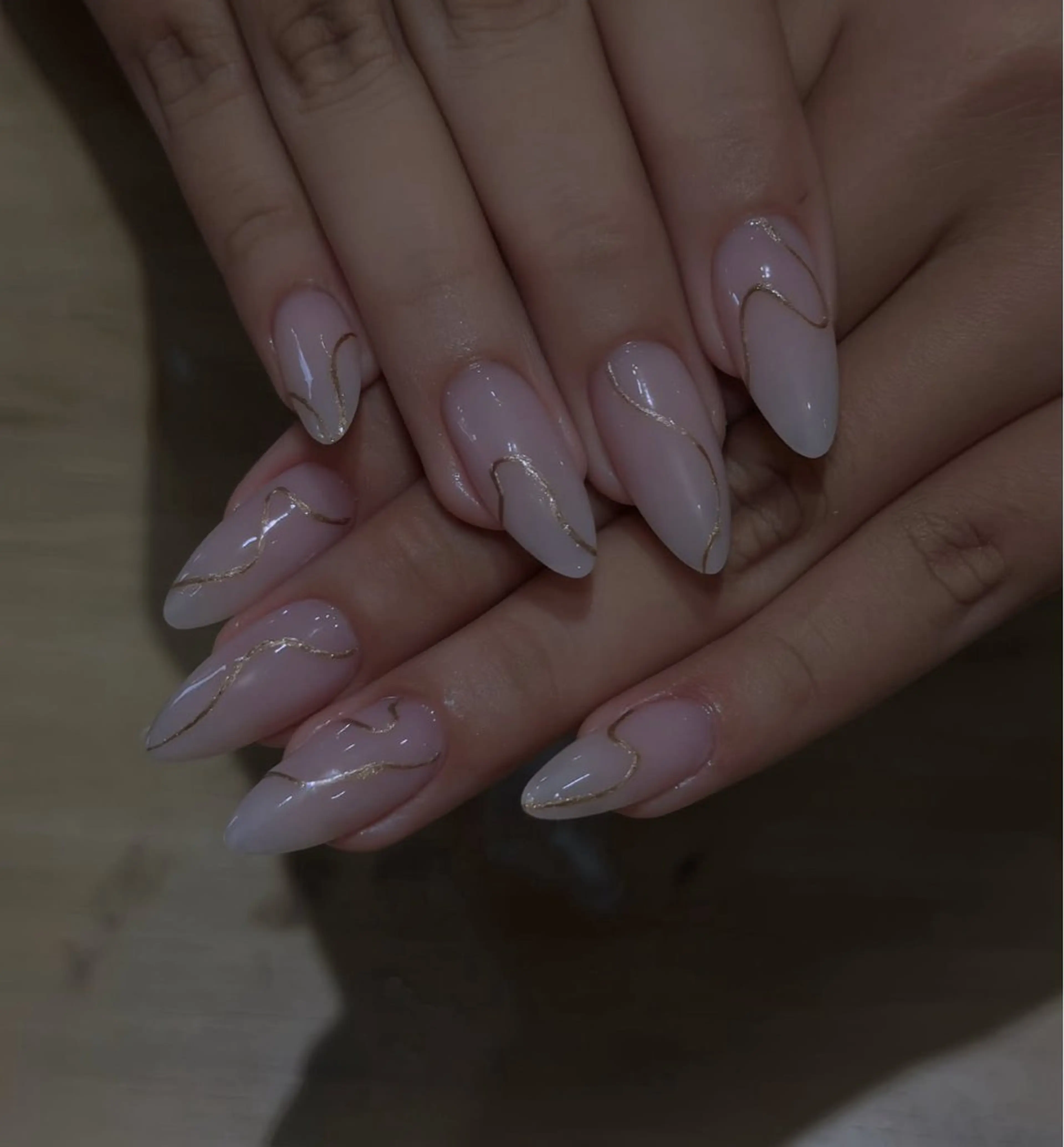 ネイル アートネイル フレンチネイル ジェルネイル キラキラネイル ニュアンスネイル ハンドネイル Ryu Nail YukiChanのネイルデザイン