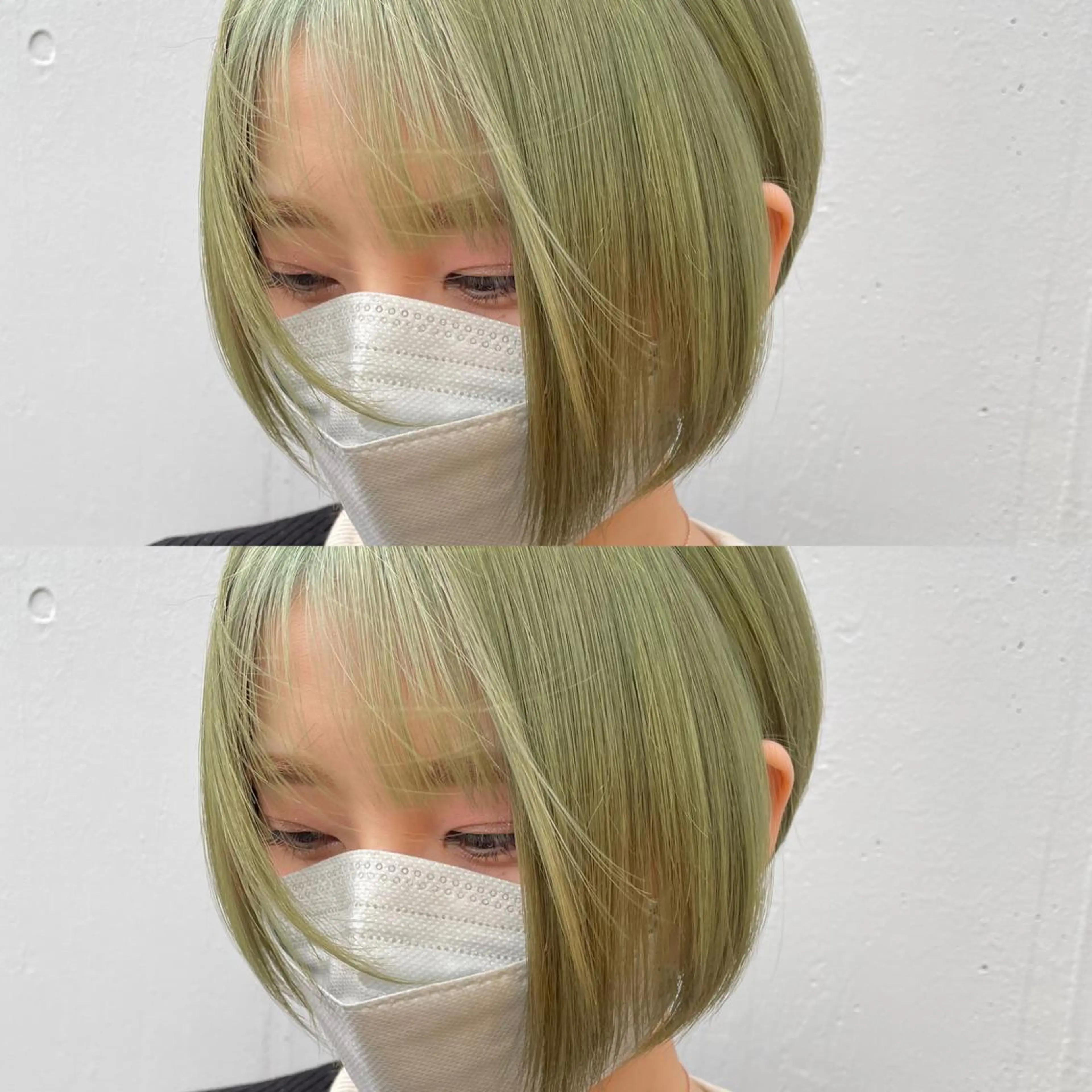 ショート カット ヘアカラー トリートメント ヘアセット 💜ハイトーン💛 マジカルかいちゃんのヘアスタイル