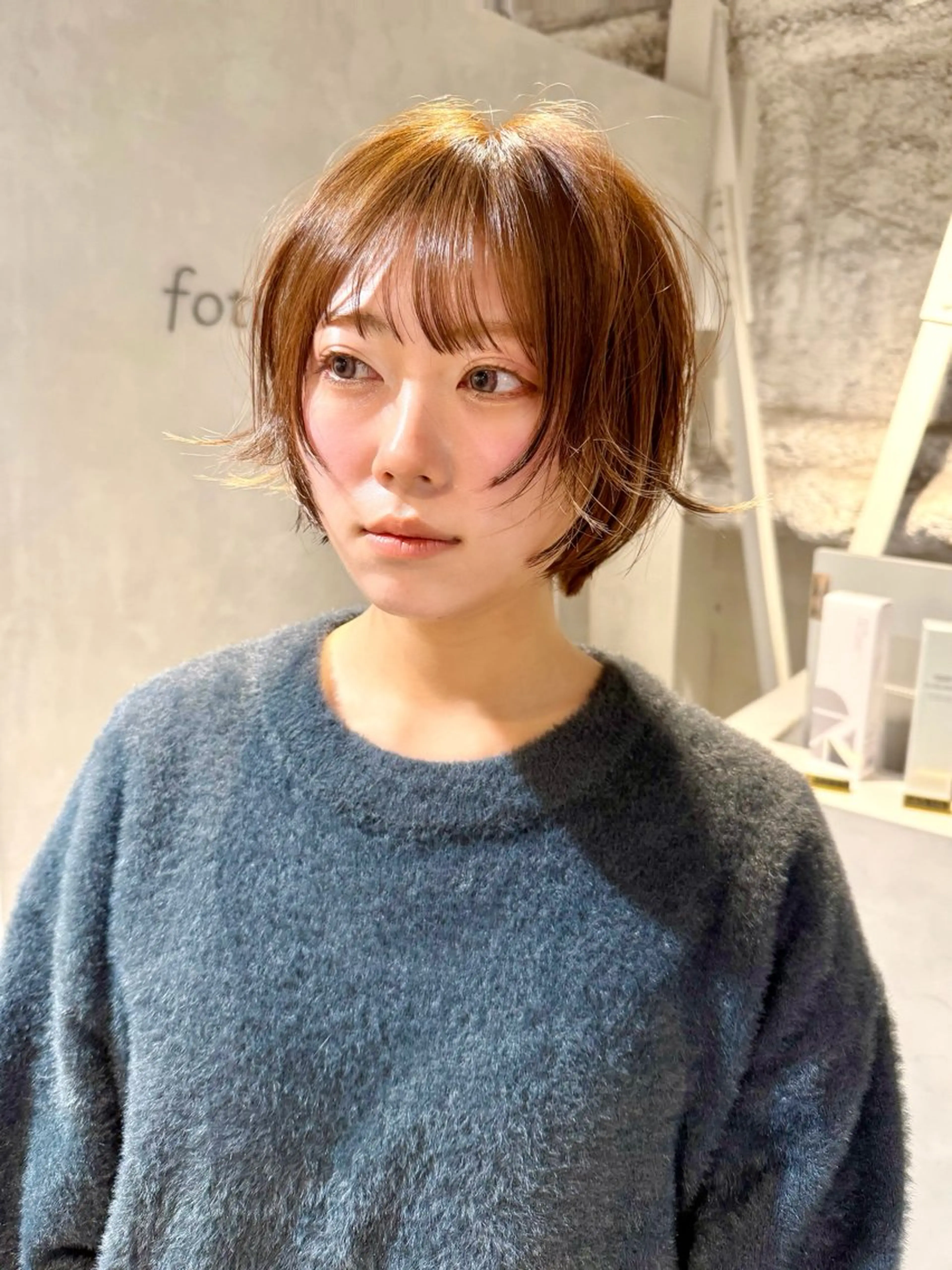 ショート カット ヘアカラー 骨格診断で絶対可愛い ✨丸みショート✨凌弥のヘアスタイル