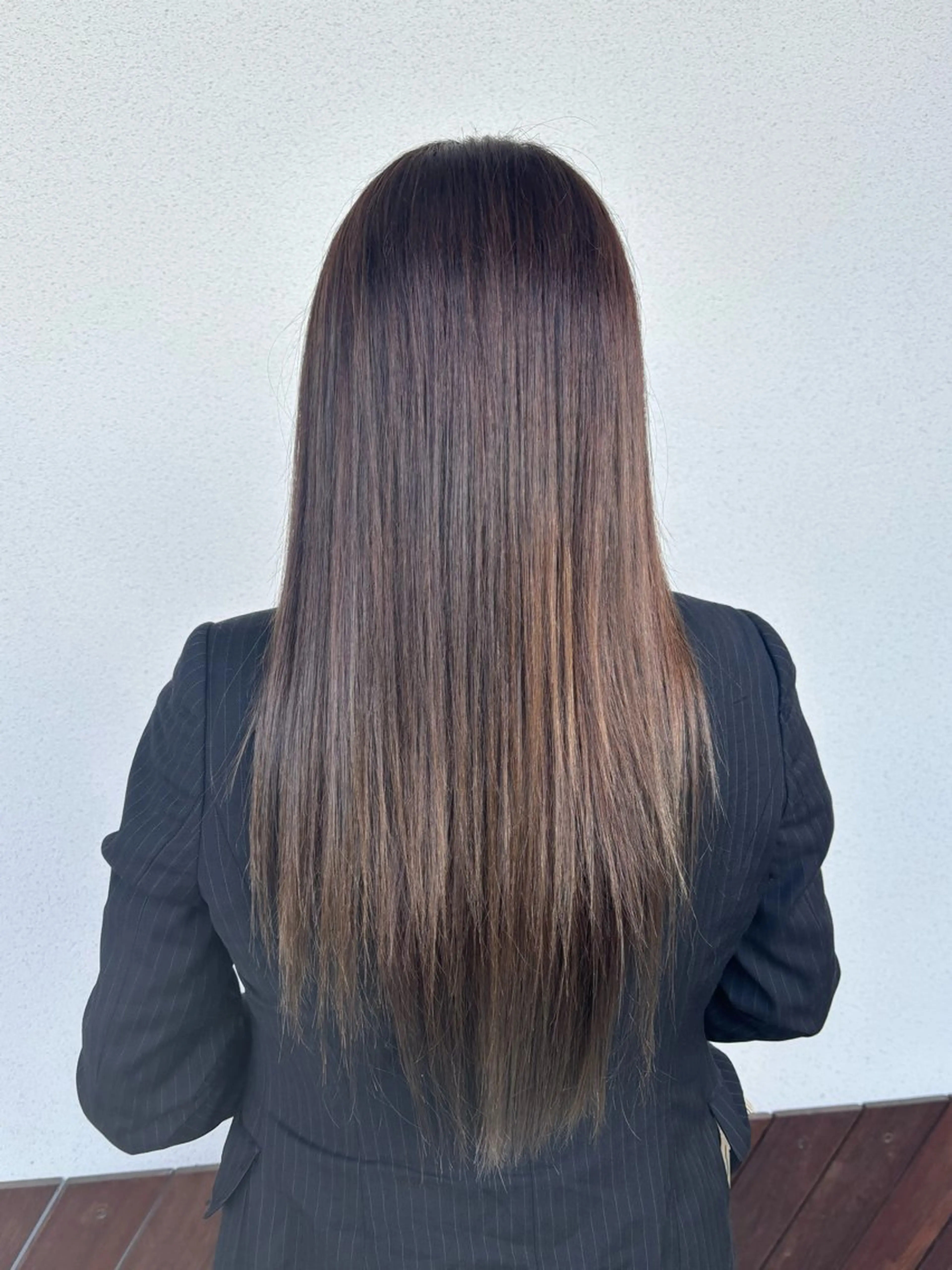 ロング ルプラボウ あいか 韓国ヘア/艶髪のヘアスタイル