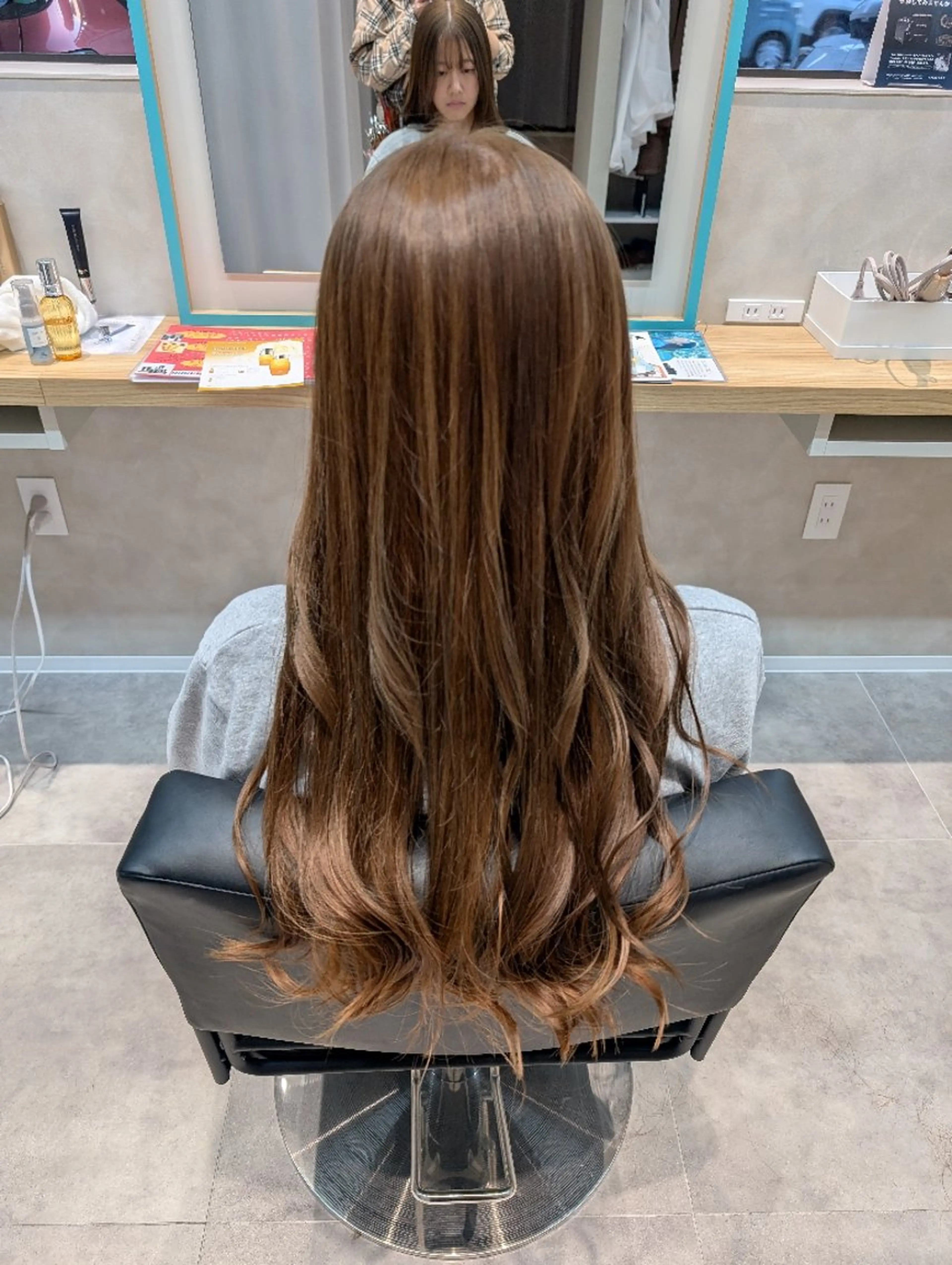 ロング カラー ブリーチ ダブルカラー ブリーチなしカラー ヘアカラー 田端みおと🐱 SoZoBridgeのヘアスタイル