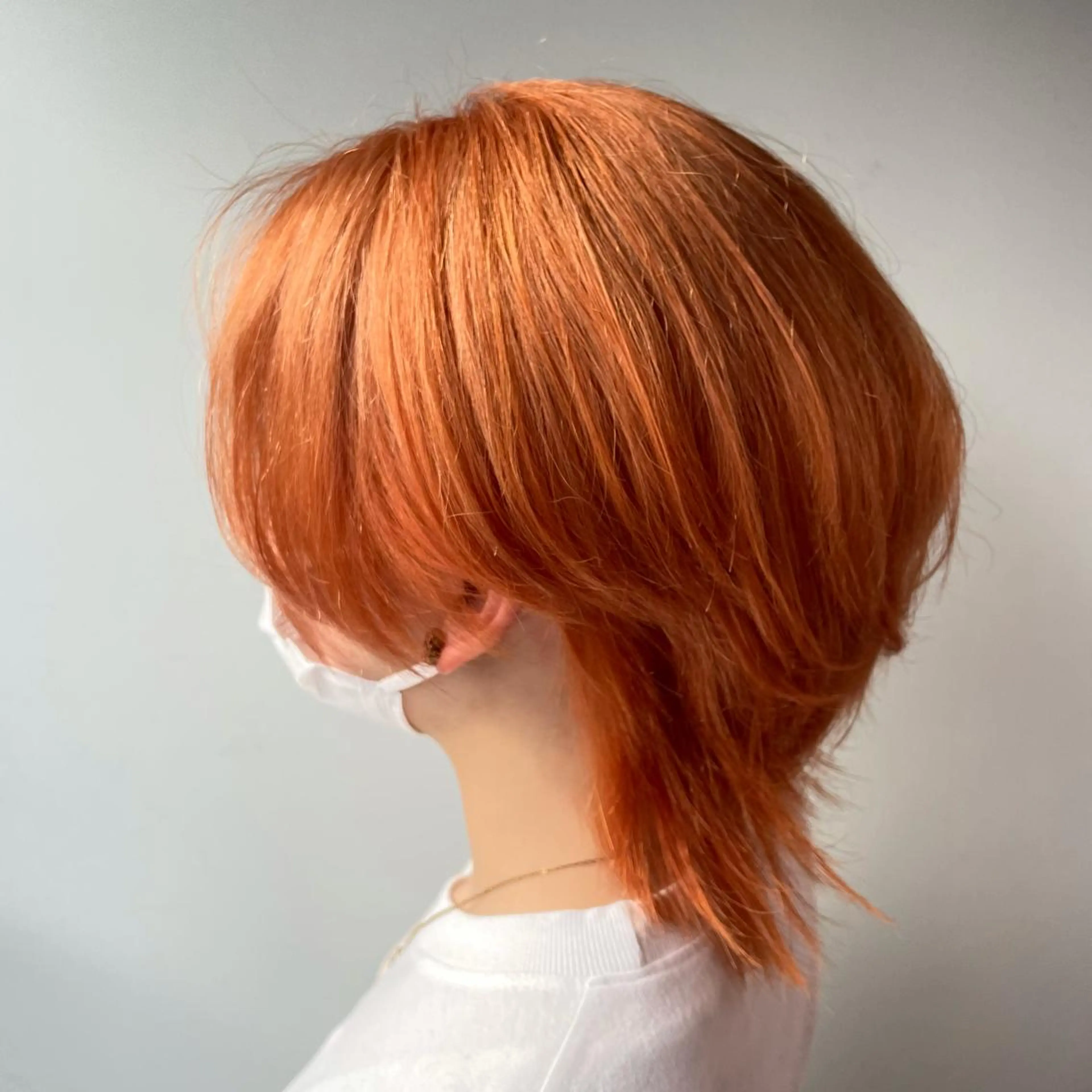 ショート ピンク・ベージュ🩰 カラー🫧とらのヘアスタイル