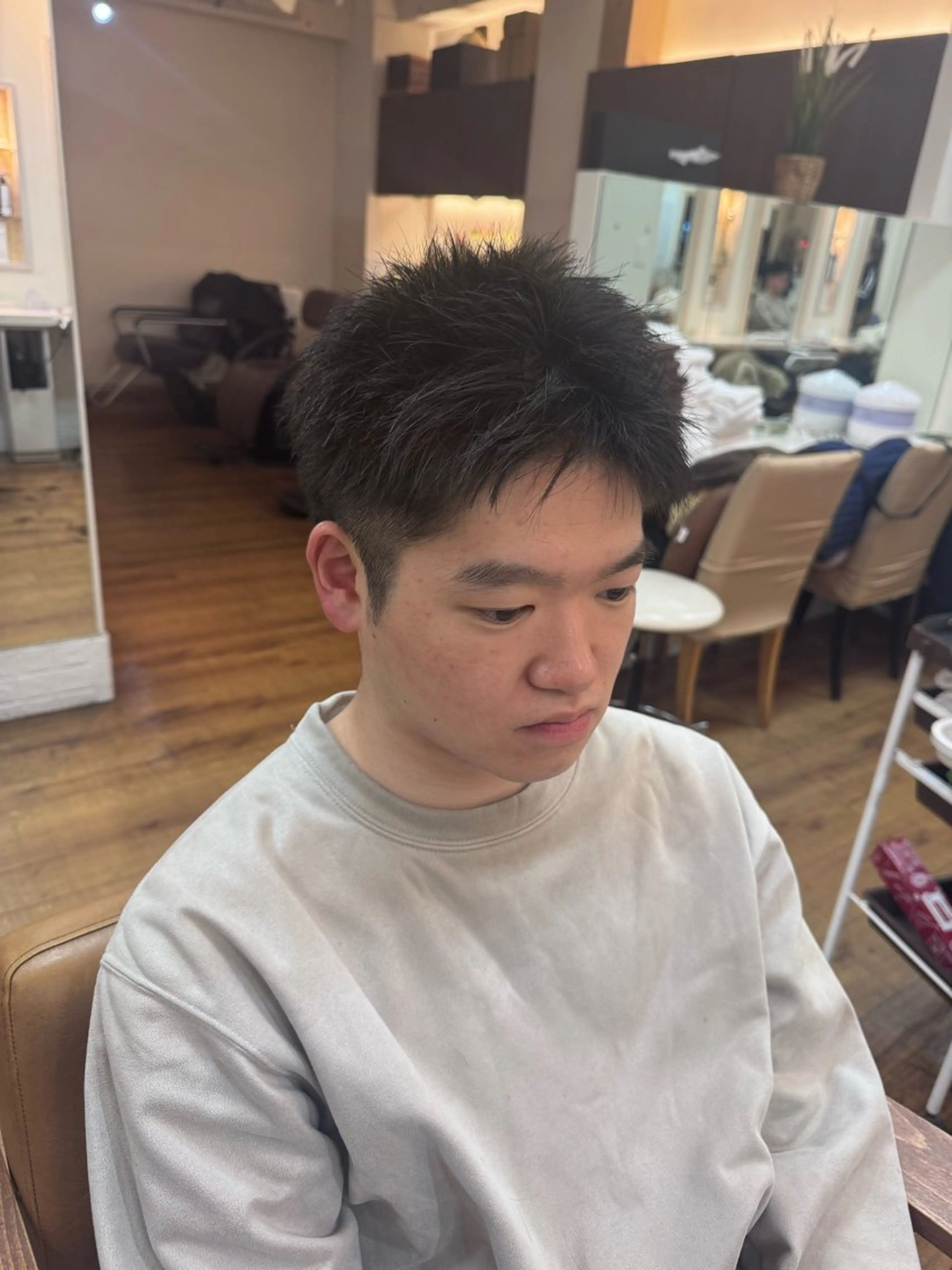 メンズ 森 千明のヘアスタイル