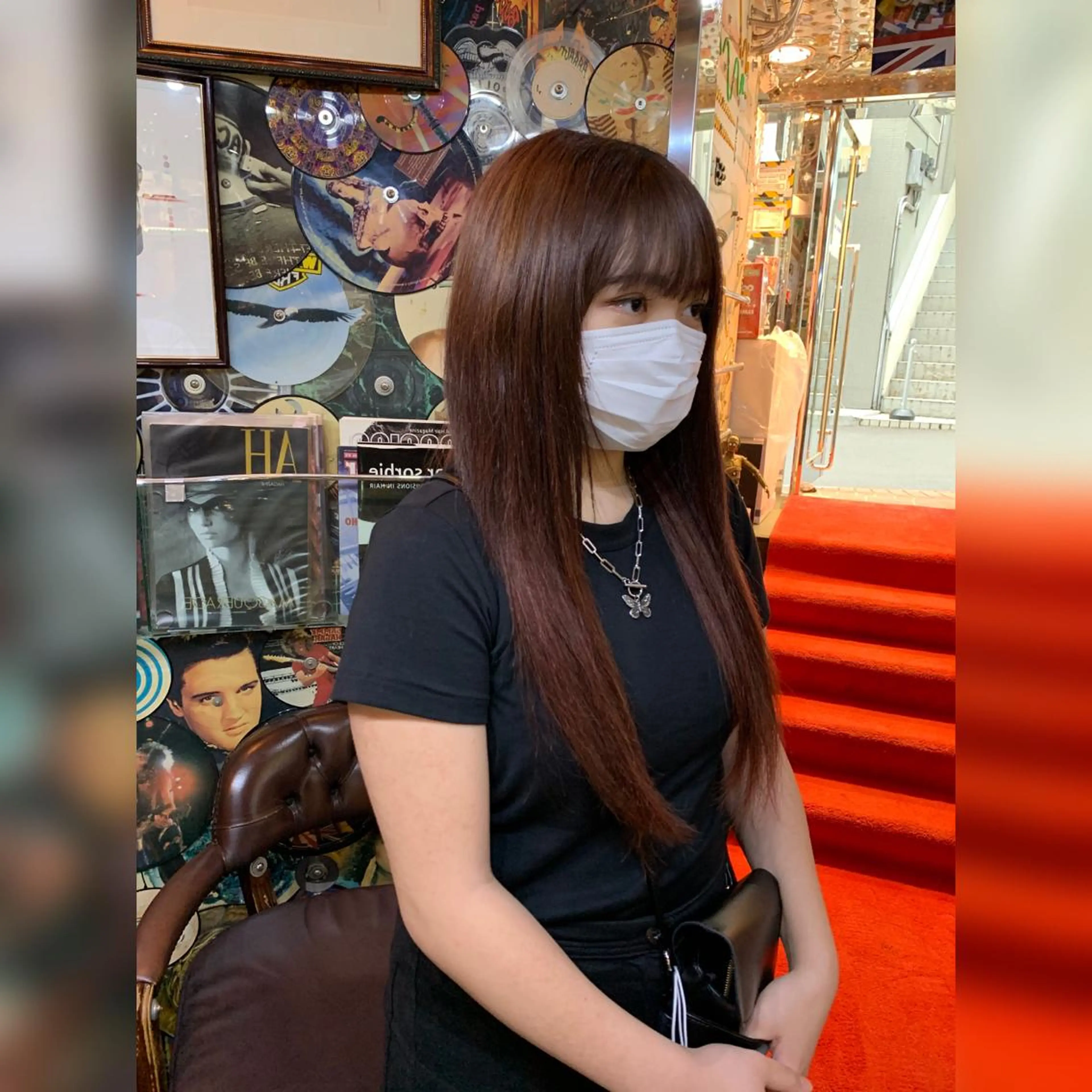 ロング カラー ヘアアレンジ 編み込みエクステ エクステ ロング 🌈派手髪エクステ ブレイズ🌈ひろとのヘアスタイル