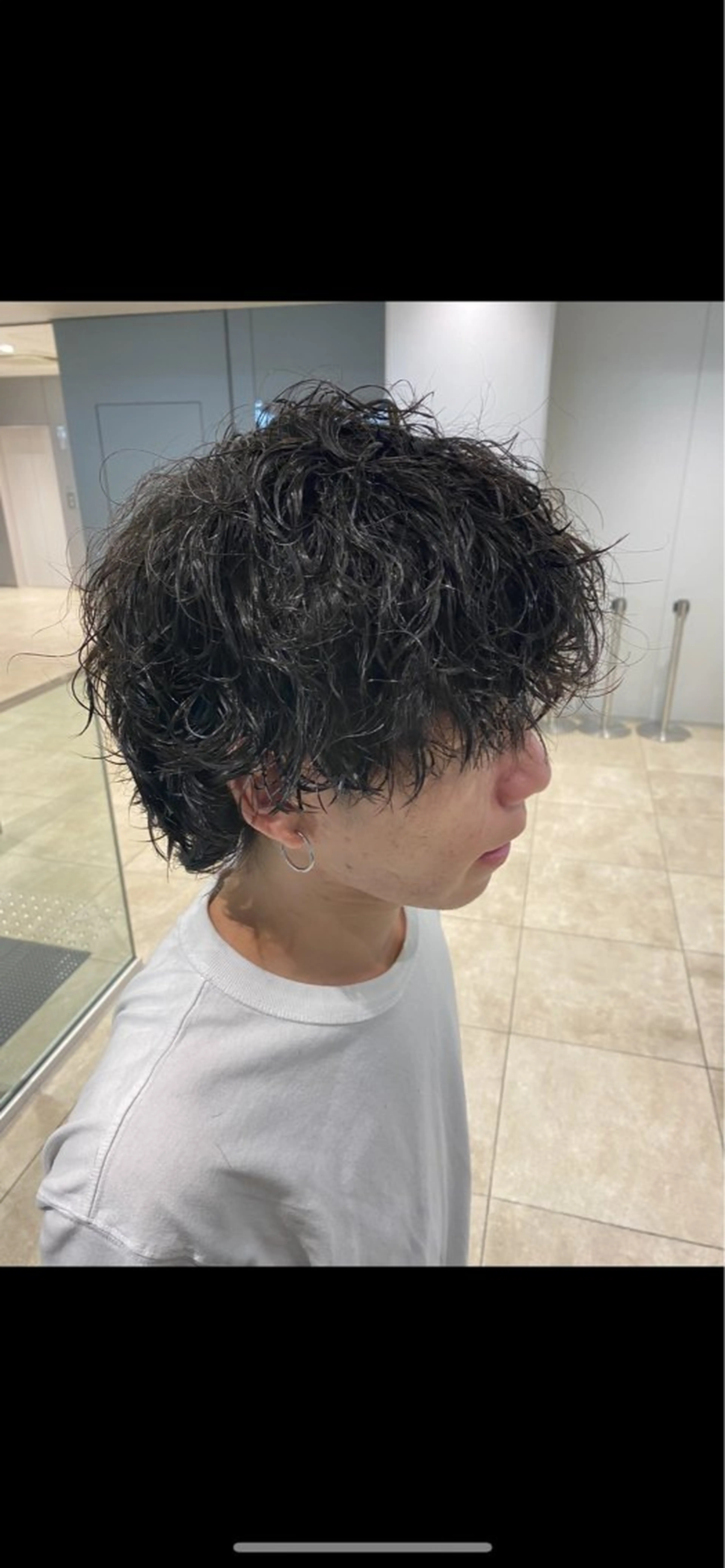 パーマ メンズ Dawgs 三浦蓮華のヘアスタイル